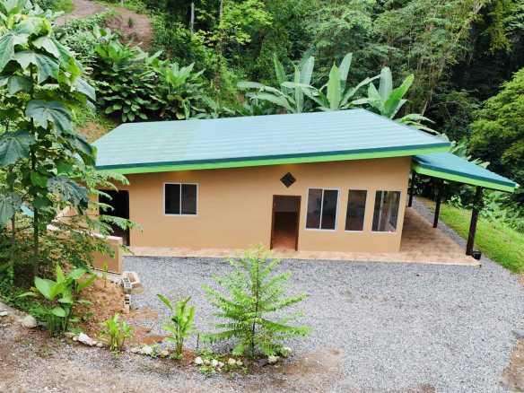 Fire-Sale 2-Bedroom Jungle Retreat with Creek Frontage in Jardines del Morete in Uvita Costa Rica