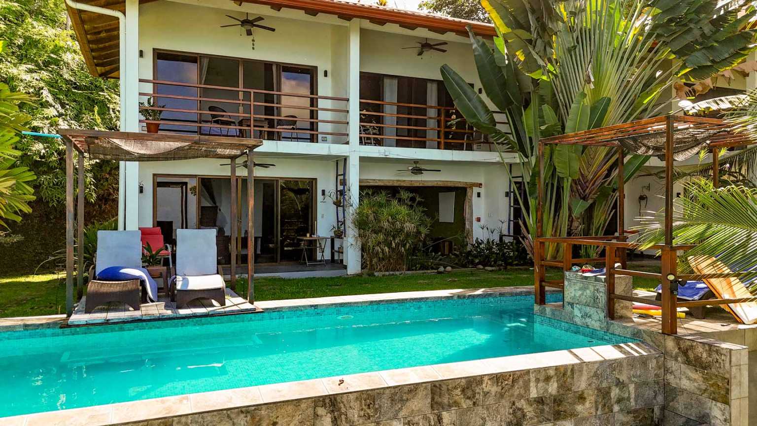 66416 (8) Stunning Ocean View 2-Bedroom Home & 6-Room Lodge with Infinity Pools in Tres Rios near Ojochal Costa Rica