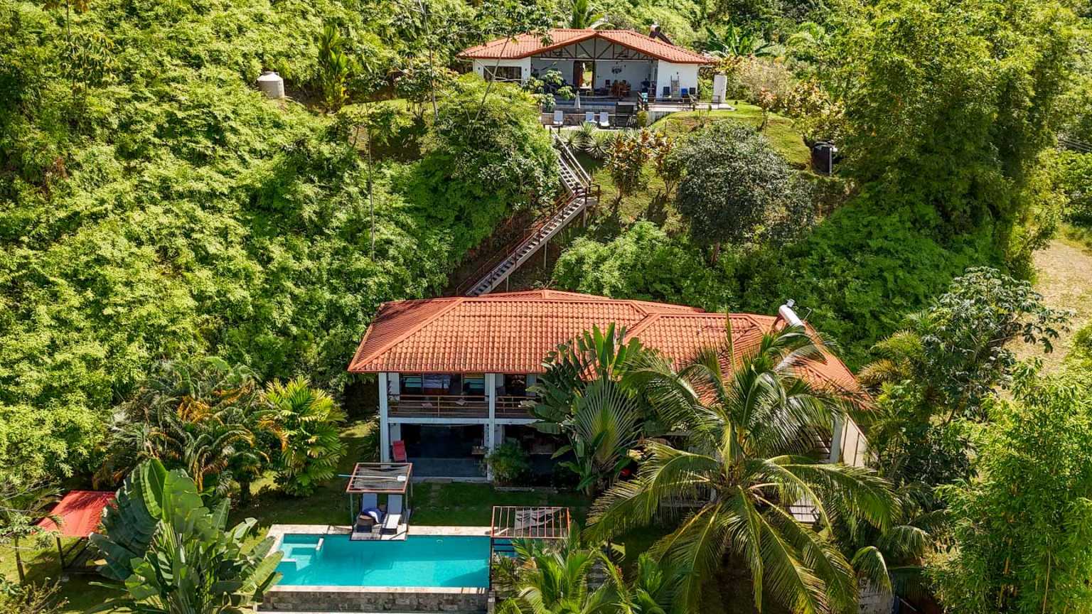 66416 (32) Stunning Ocean View 2-Bedroom Home & 6-Room Lodge with Infinity Pools in Tres Rios near Ojochal Costa Rica
