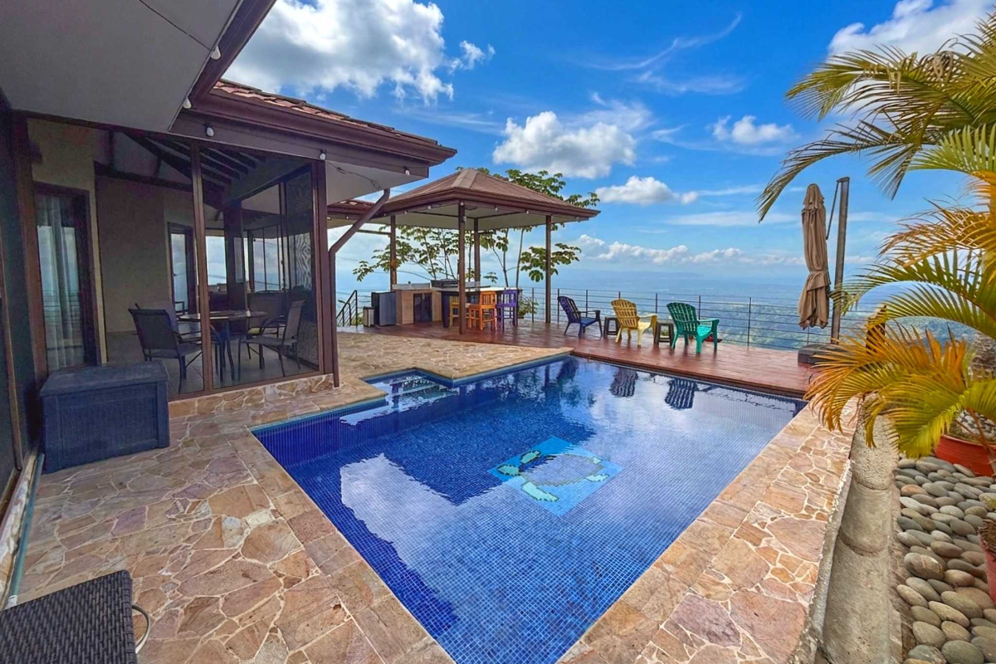 Private Pool & Deck Ocean View 3-Bed Home private pool and deck in Toucan Valley/Osa Mountain Village, Costa Rica