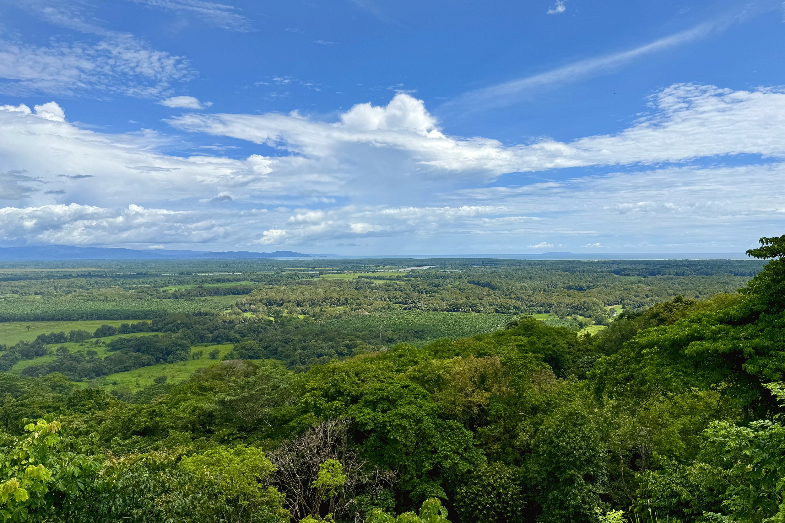 Modern Luxury 4-Bedroom Home panoramic coastal and rainforest view in Chontales, Costa Rica.