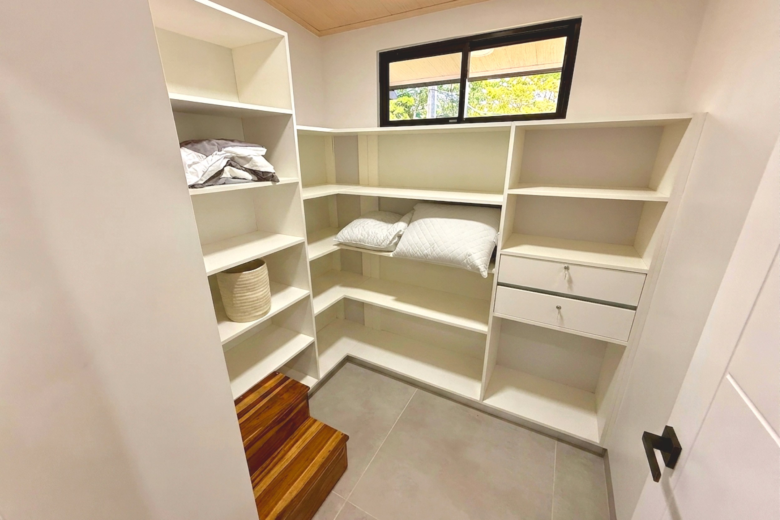 Modern Luxury 4-Bedroom Home utility room shelving in Chontales, Costa Rica