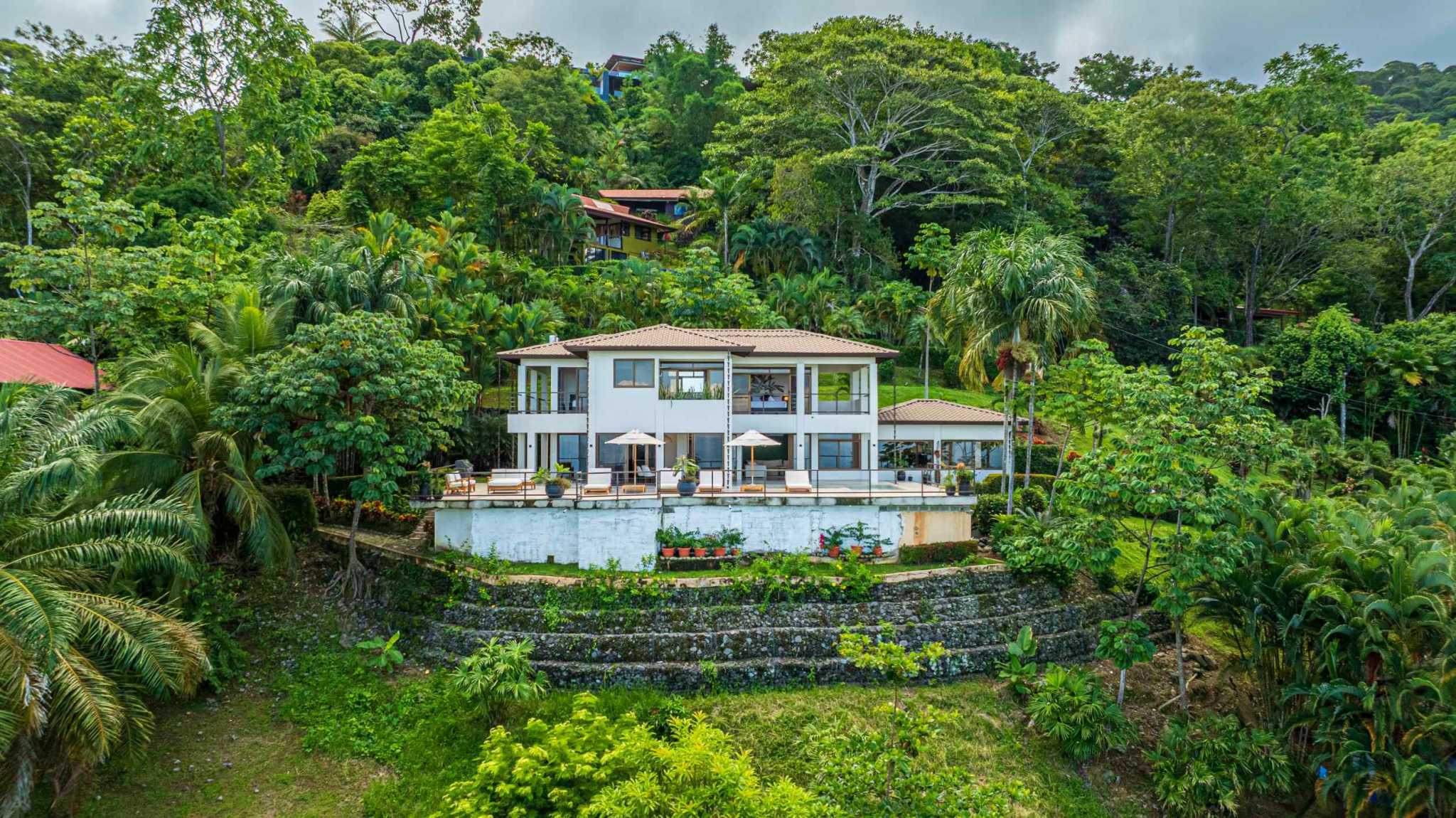 66414-1 Stunning Panoramic Ocean View 4-Bedroom Luxury Estate with Caretaker’s House in Uvita Costa Rica