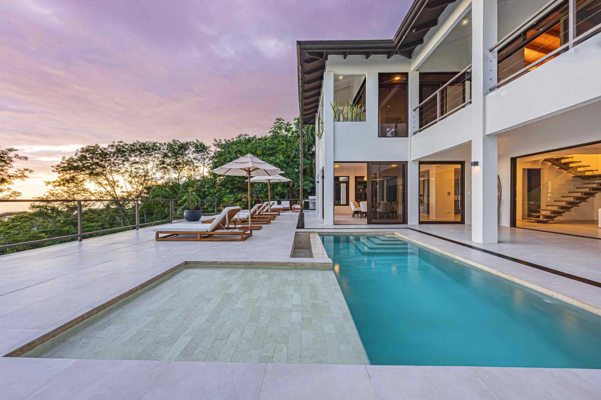 66414-30 Stunning Panoramic Ocean View 4-Bedroom Luxury Estate with Caretaker’s House in Uvita Costa Rica