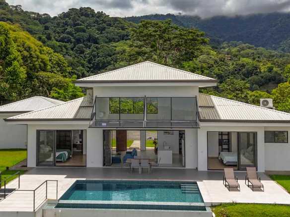 Stunning Ocean-View 3-Bedroom Home with Infinity Pool & 2 Acres in Costa Azul above Tres Rios Costa Rica