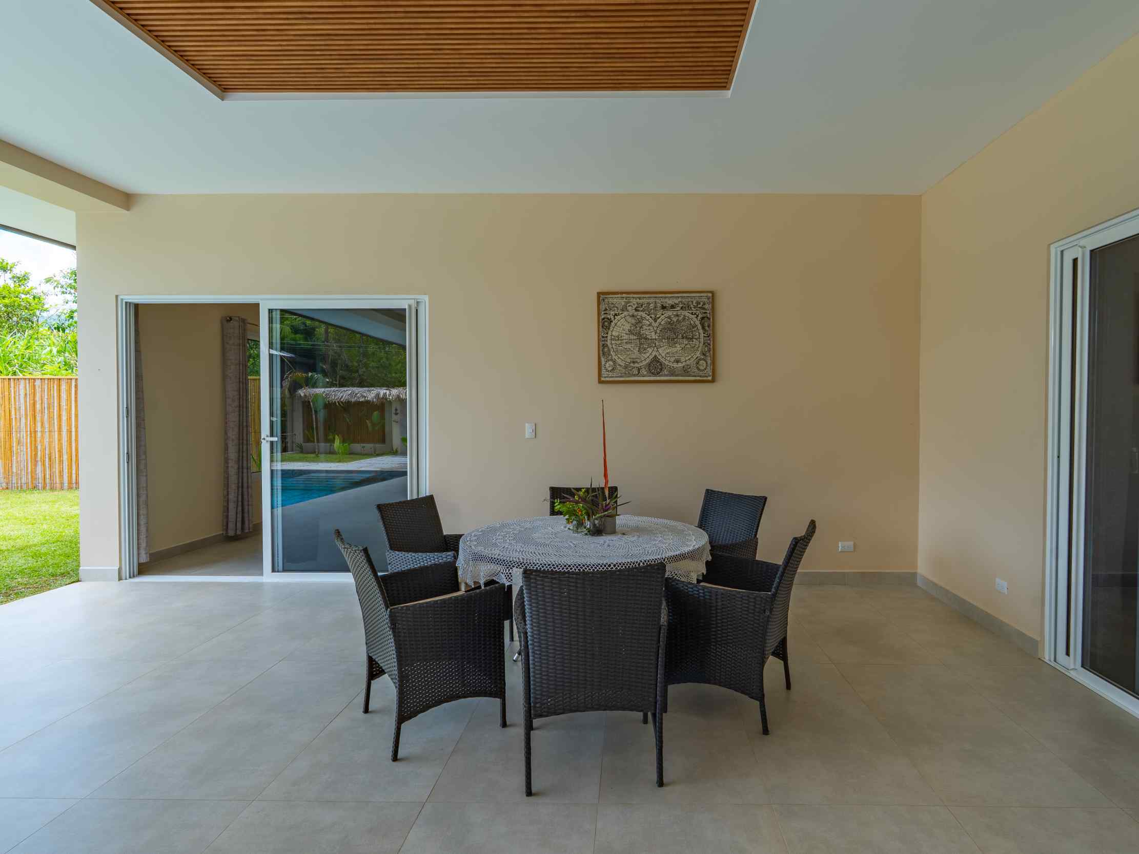 71610-3 Refined 3-Bedroom Home with Private Pool and Covered Terrace in Uvita Costa Rica