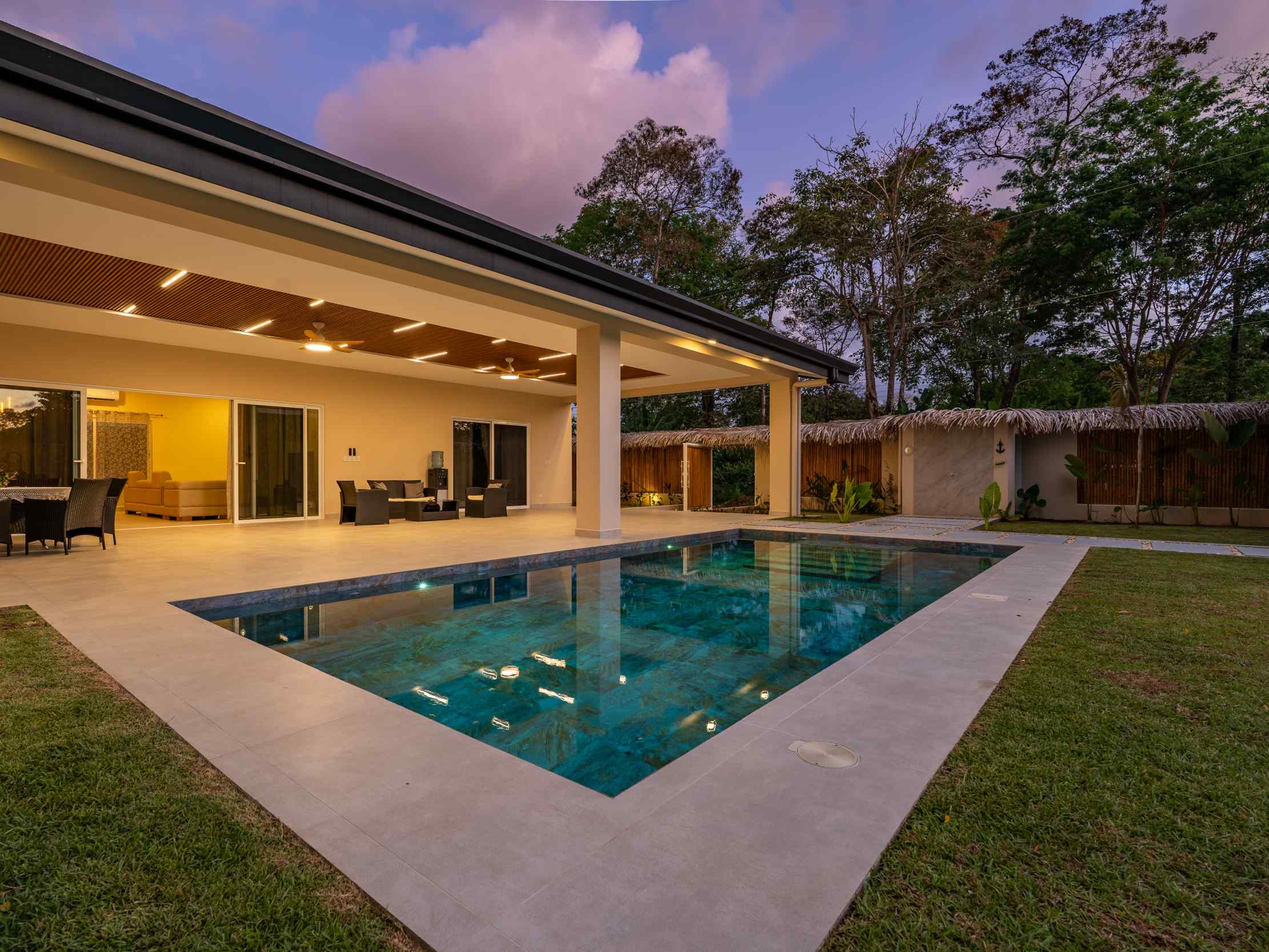 71610-21 Refined 3-Bedroom Home with Private Pool and Covered Terrace in Uvita Costa Rica