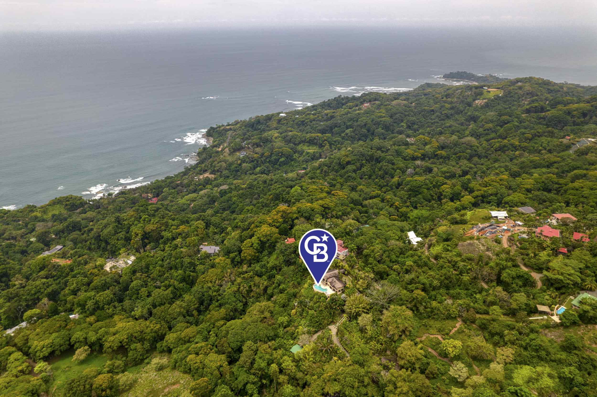 71612-21 Spectacular 6-Bedroom Estate with Ocean Views, Infinity Pool & Jungle Privacy in Dominical Costa Rica