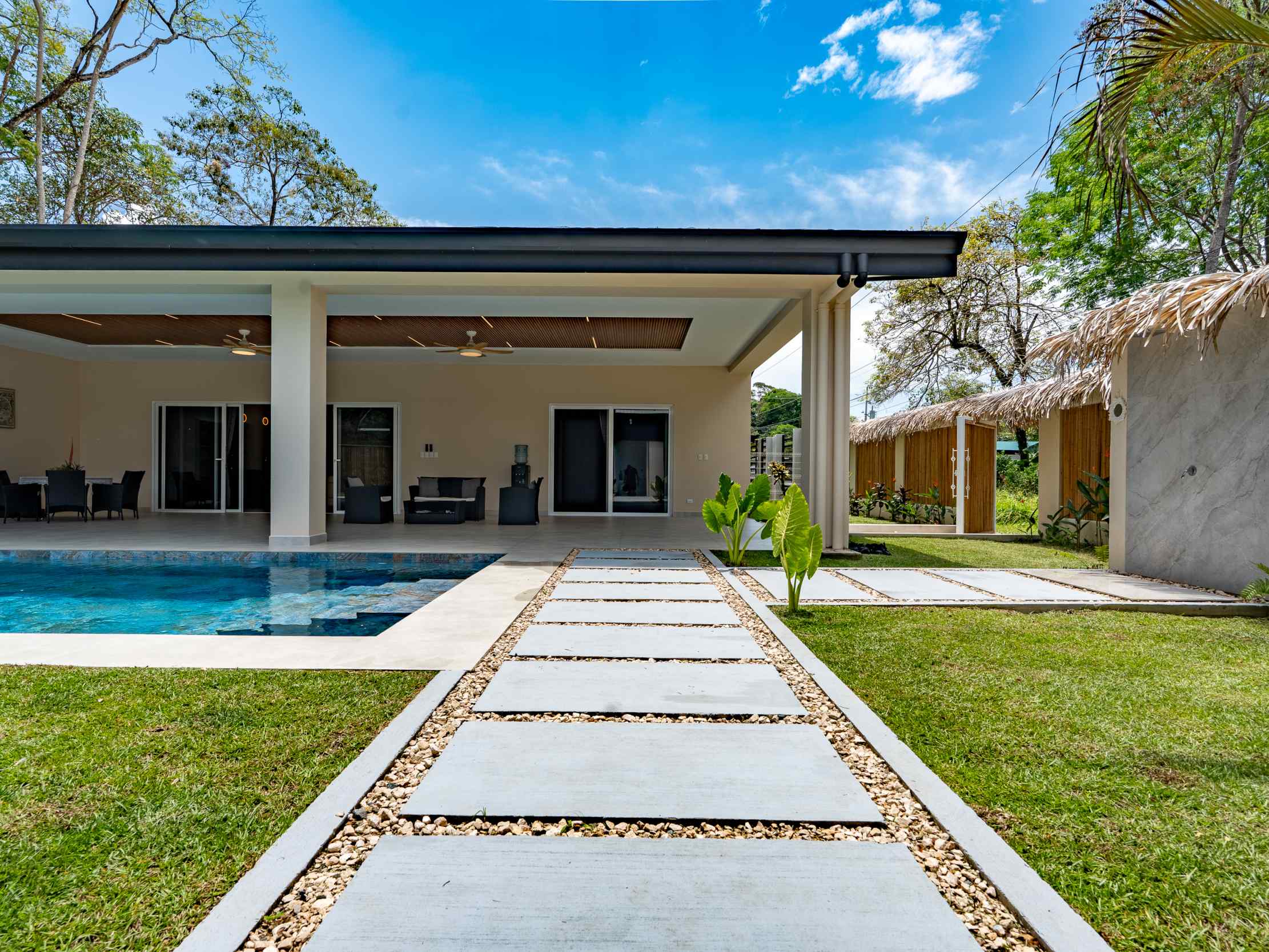 71610-38 Refined 3-Bedroom Home with Private Pool and Covered Terrace in Uvita Costa Rica