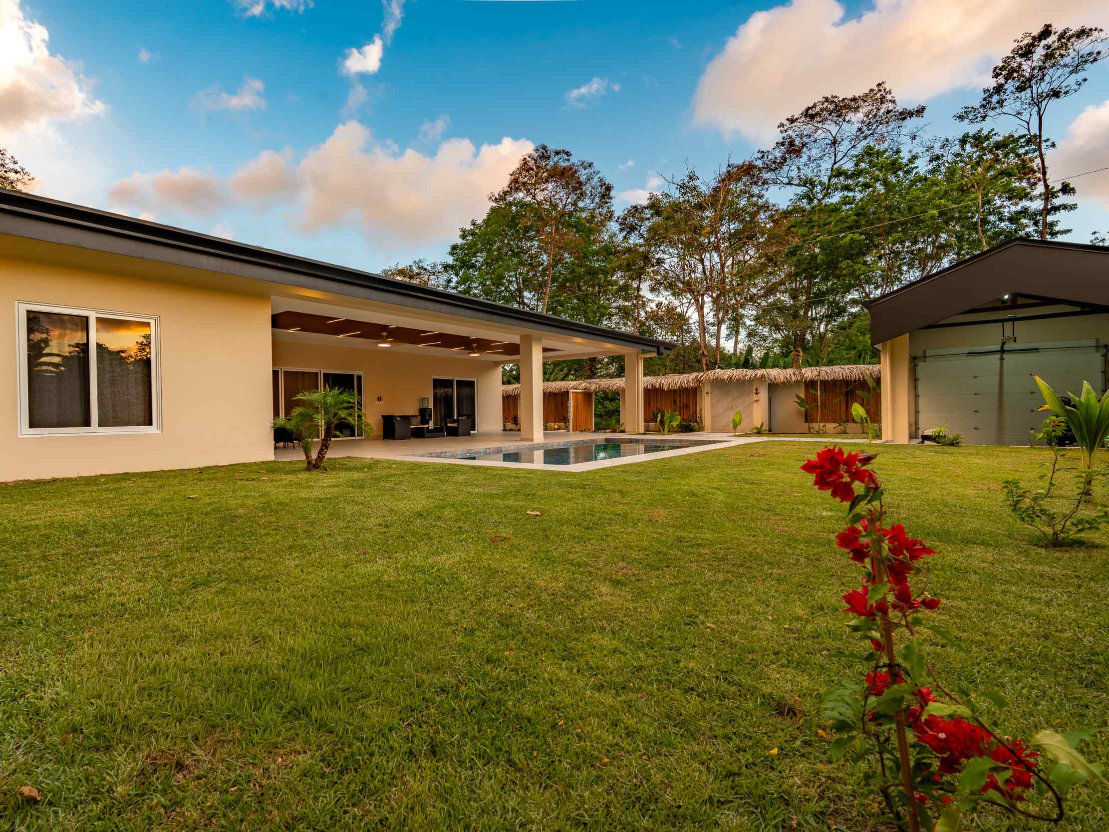 71610-41 Refined 3-Bedroom Home with Private Pool and Covered Terrace in Uvita Costa Rica