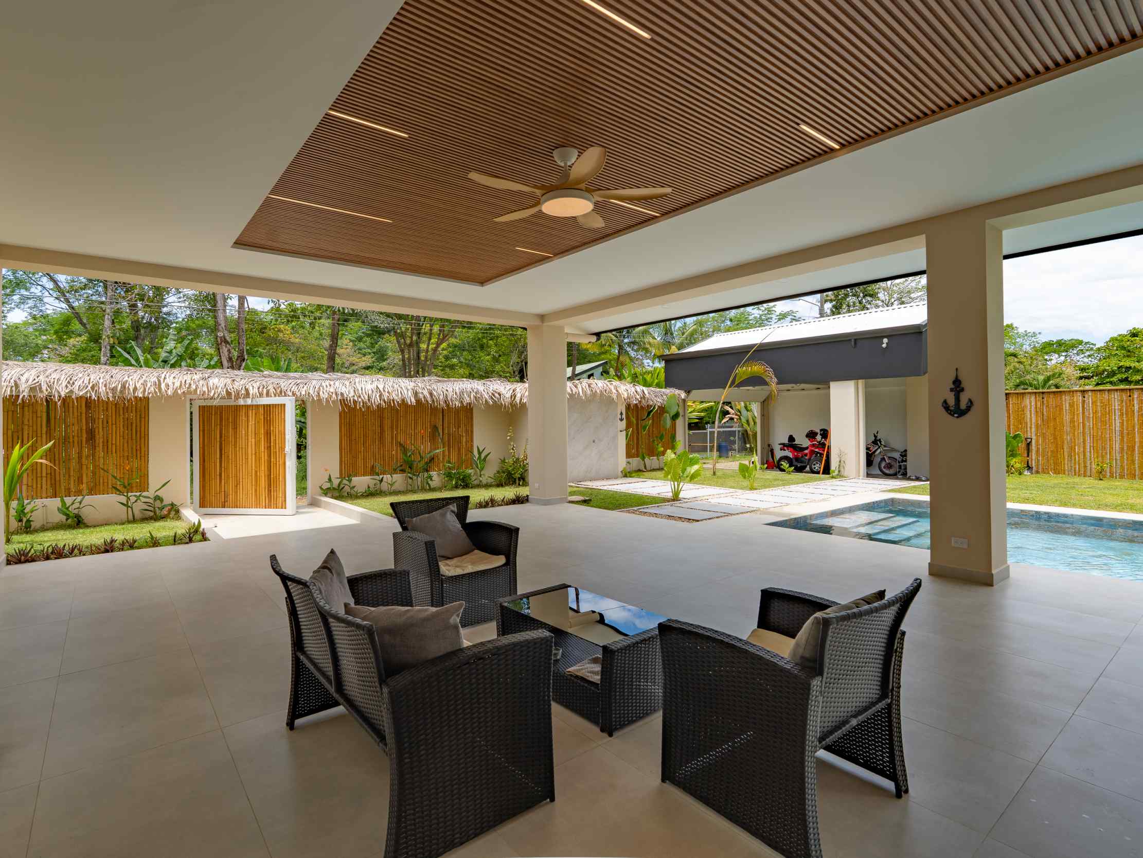 71610-52 Refined 3-Bedroom Home with Private Pool and Covered Terrace in Uvita Costa Rica