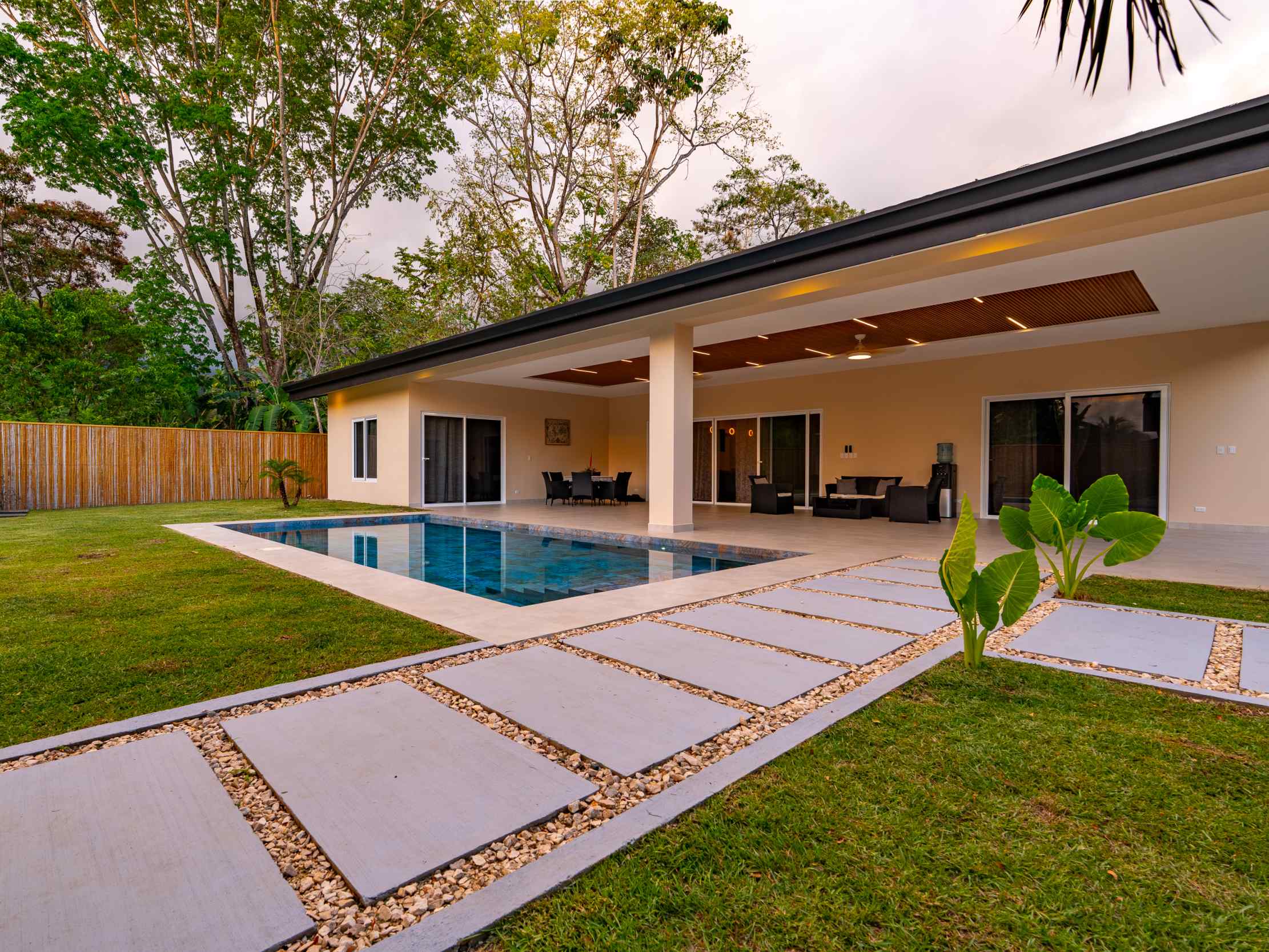 71610-53 Refined 3-Bedroom Home with Private Pool and Covered Terrace in Uvita Costa Rica