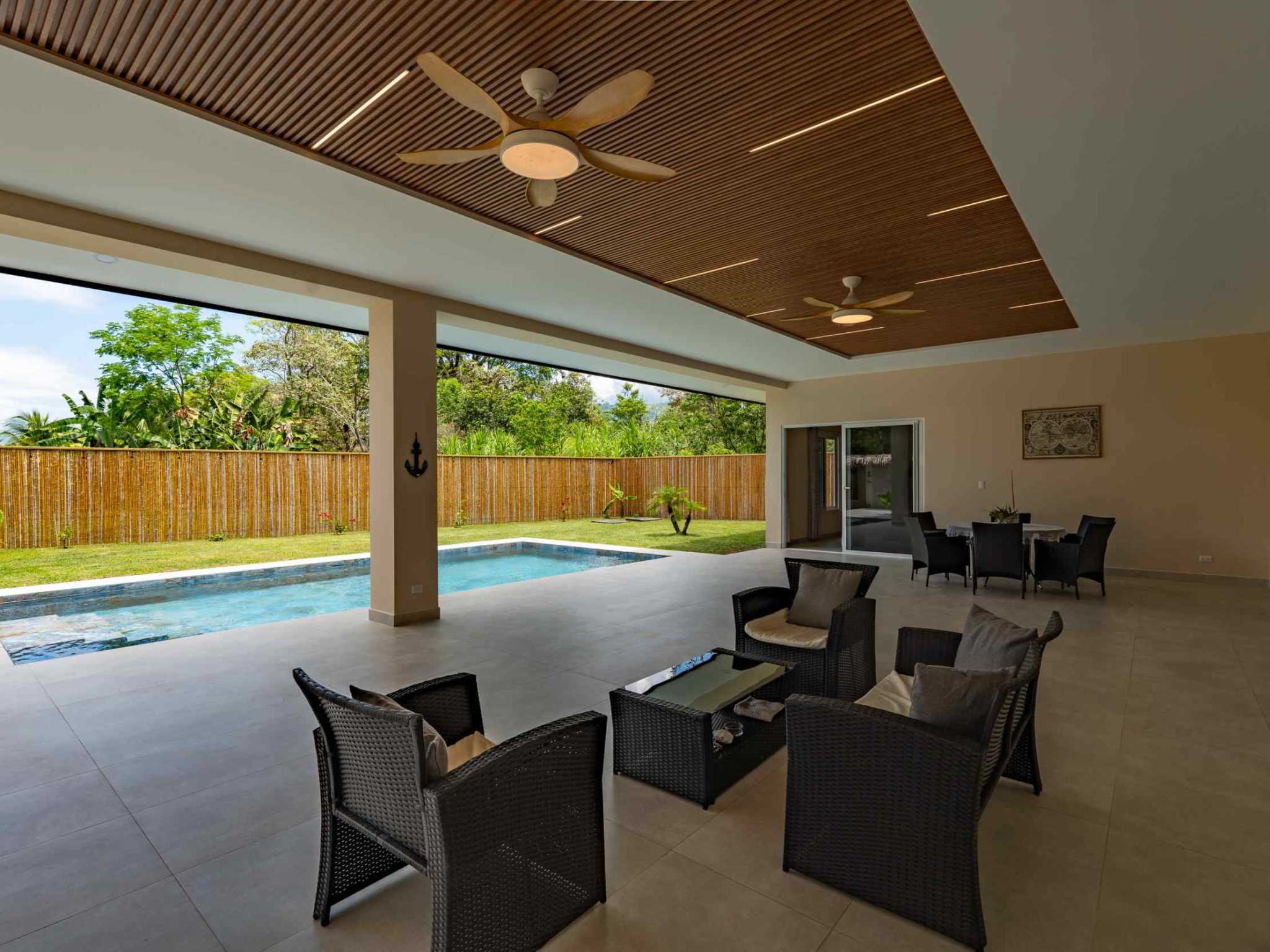 Refined 3-Bedroom Home with Private Pool and Covered Terrace in Uvita Costa Rica