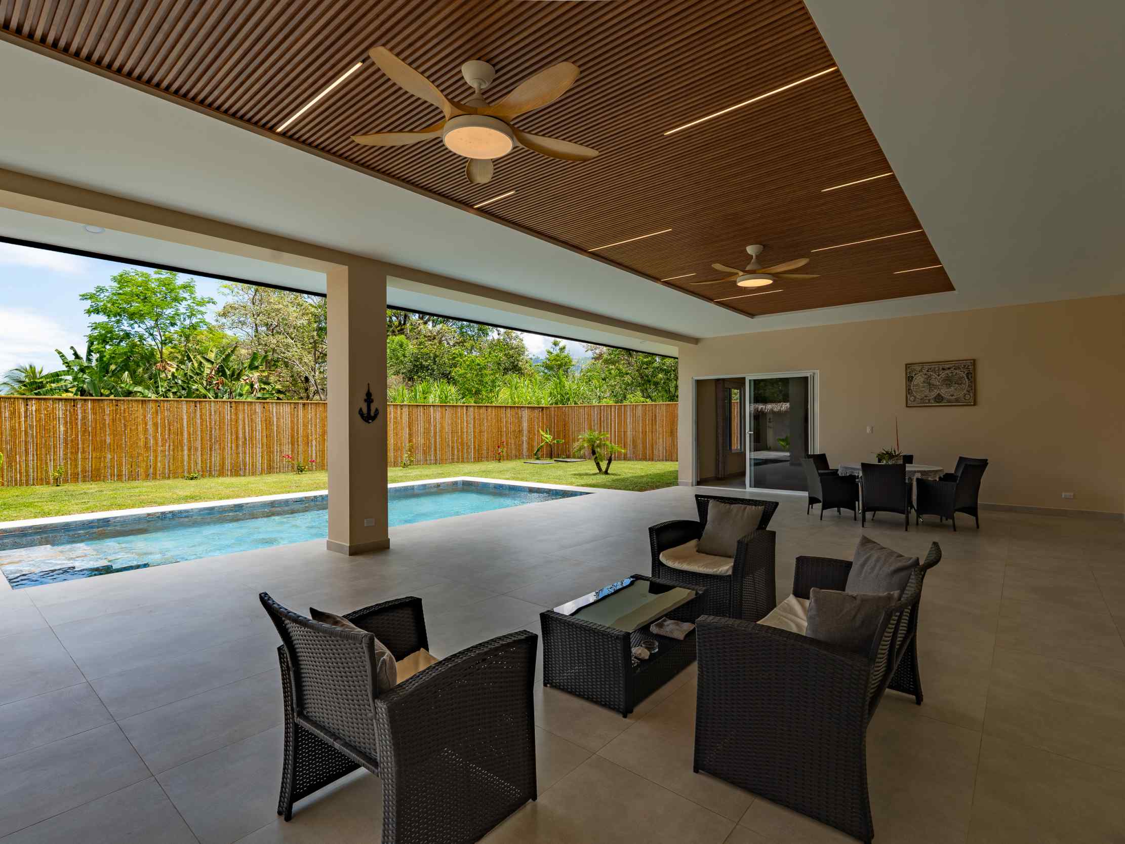 71610-56 Refined 3-Bedroom Home with Private Pool and Covered Terrace in Uvita Costa Rica