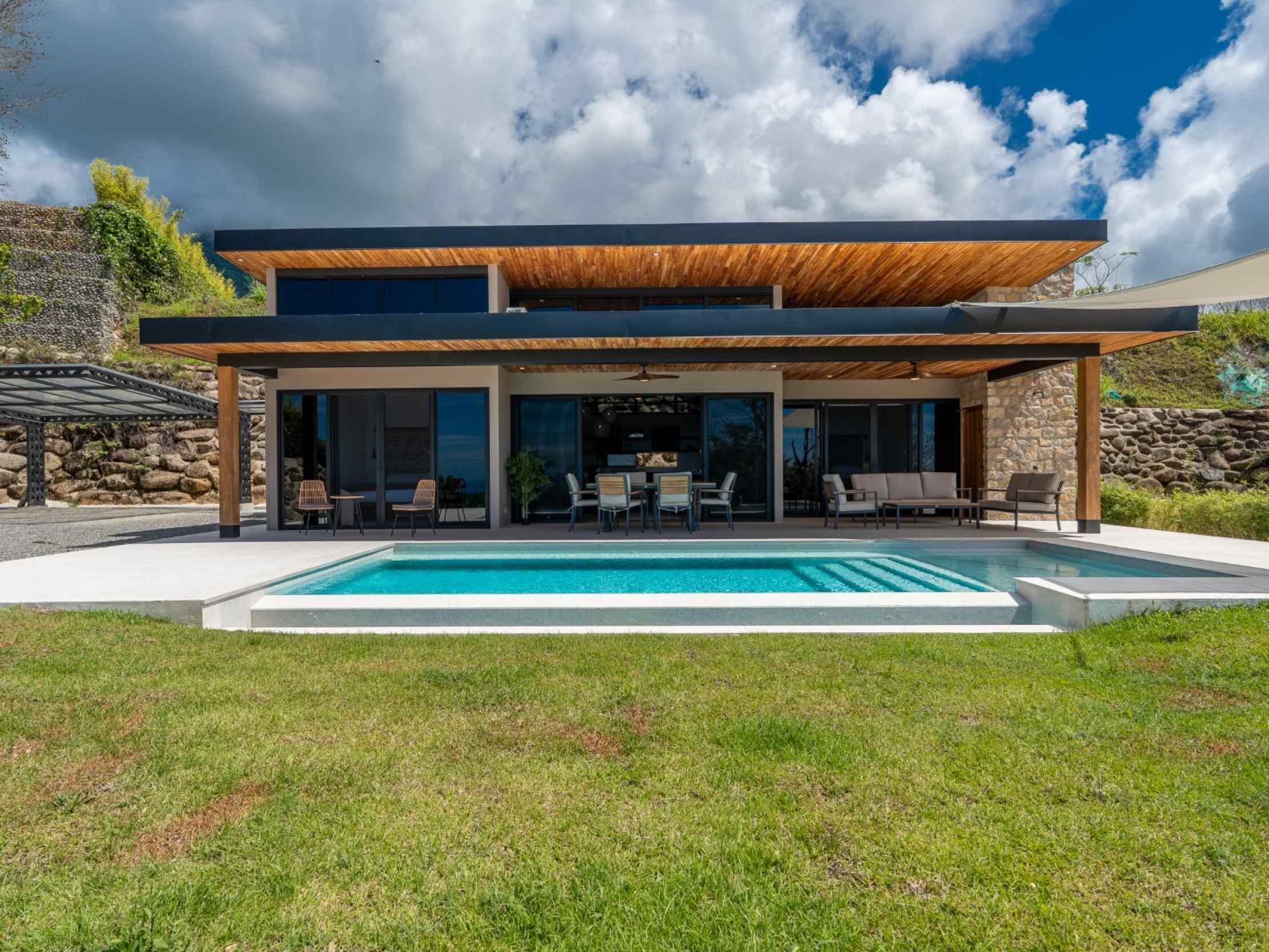 71705-2 Breathtaking Brand-New 2-Bedroom Home with Ocean Views and Private Pool in Ojochal Costa Rica