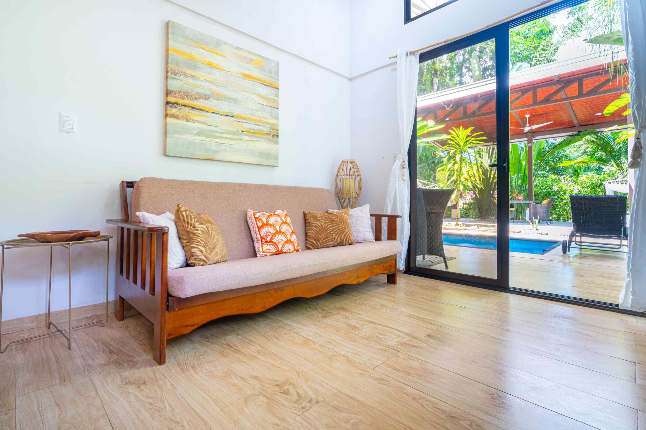71880-4 Charming 1-Bedroom Modern Casita with Saltwater Pool & Jungle Views in Ojochal Costa Rica