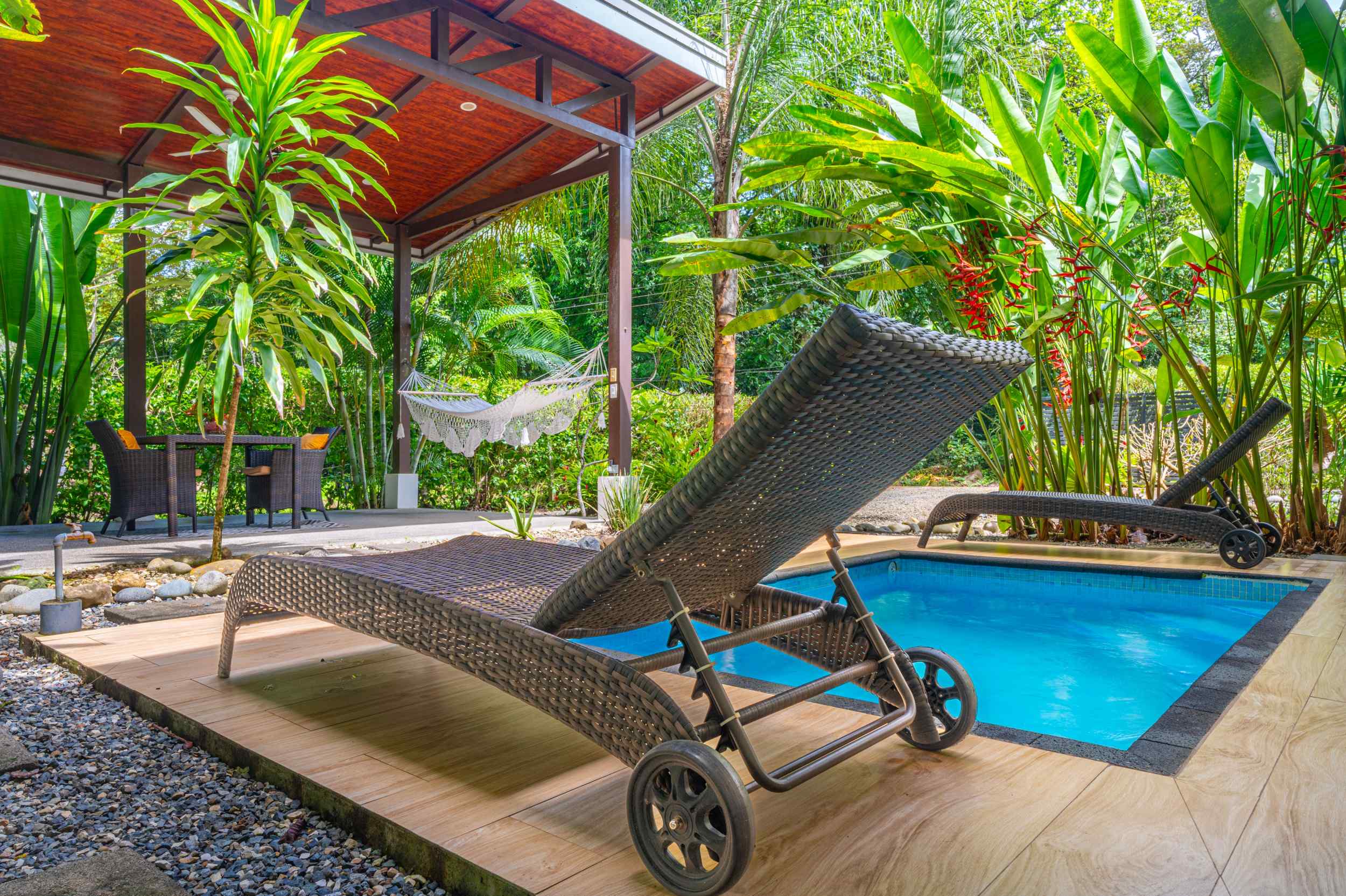 71880-5 Charming 1-Bedroom Modern Casita with Saltwater Pool & Jungle Views in Ojochal Costa Rica