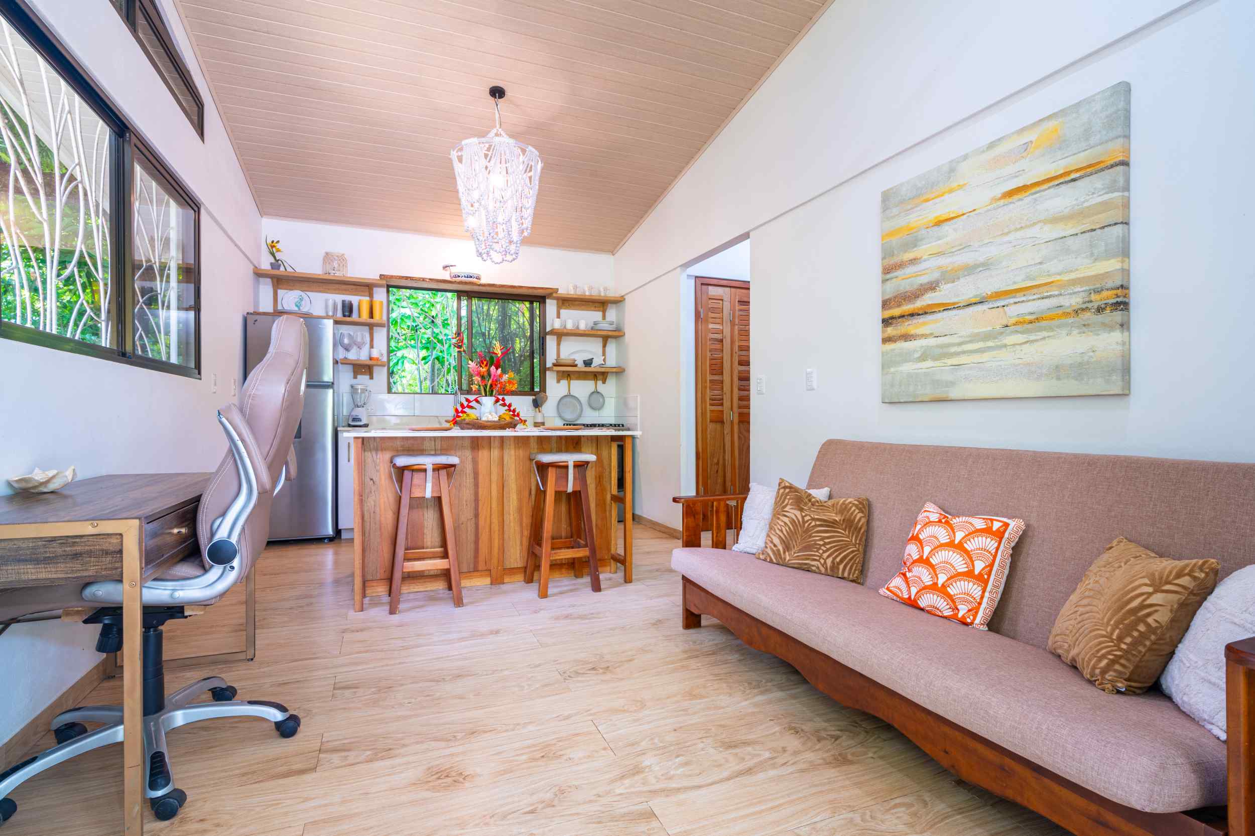 71880-21 Charming 1-Bedroom Modern Casita with Saltwater Pool & Jungle Views in Ojochal Costa Rica