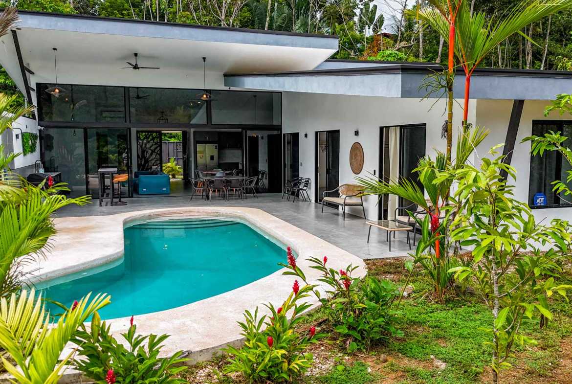 Stunning Resort-Style 3-Bedroom Home with Private Pool & Gated Privacy in Uvita Costa Rica