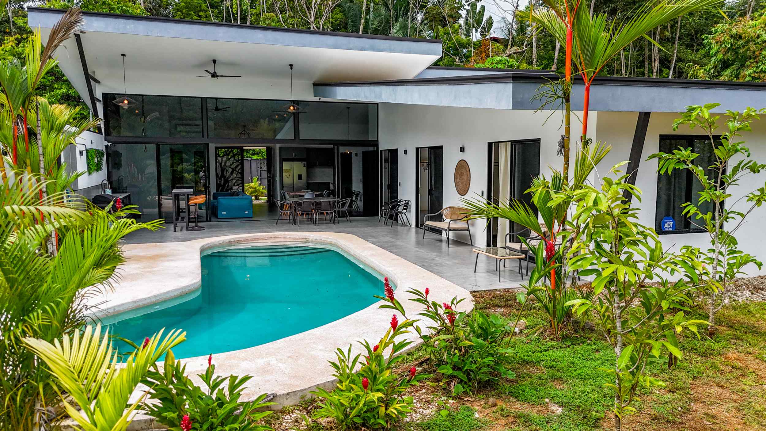 72033-1 Stunning Resort-Style 3-Bedroom Home with Private Pool & Gated Privacy in Uvita Costa Rica