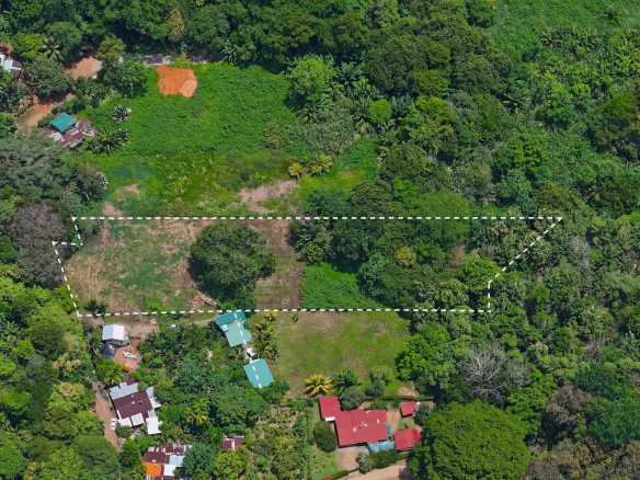 Premier Ocean View Flat Building Lot Steps from Marino Ballena Park Beach in Uvita Costa Rica