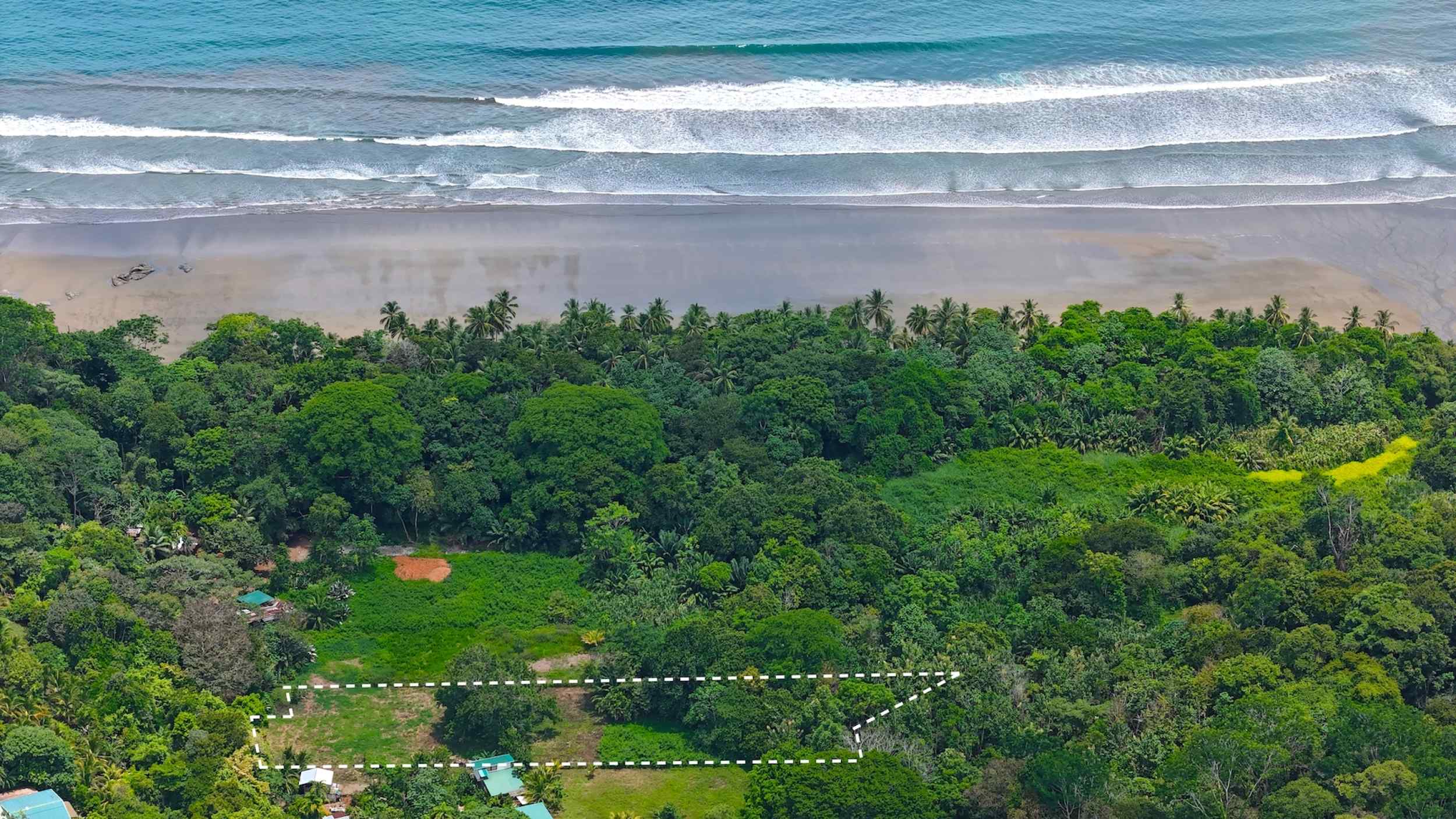 72198-6 Premier Ocean View Flat Building Lot Steps from Marino Ballena Park Beach in Uvita Costa Rica