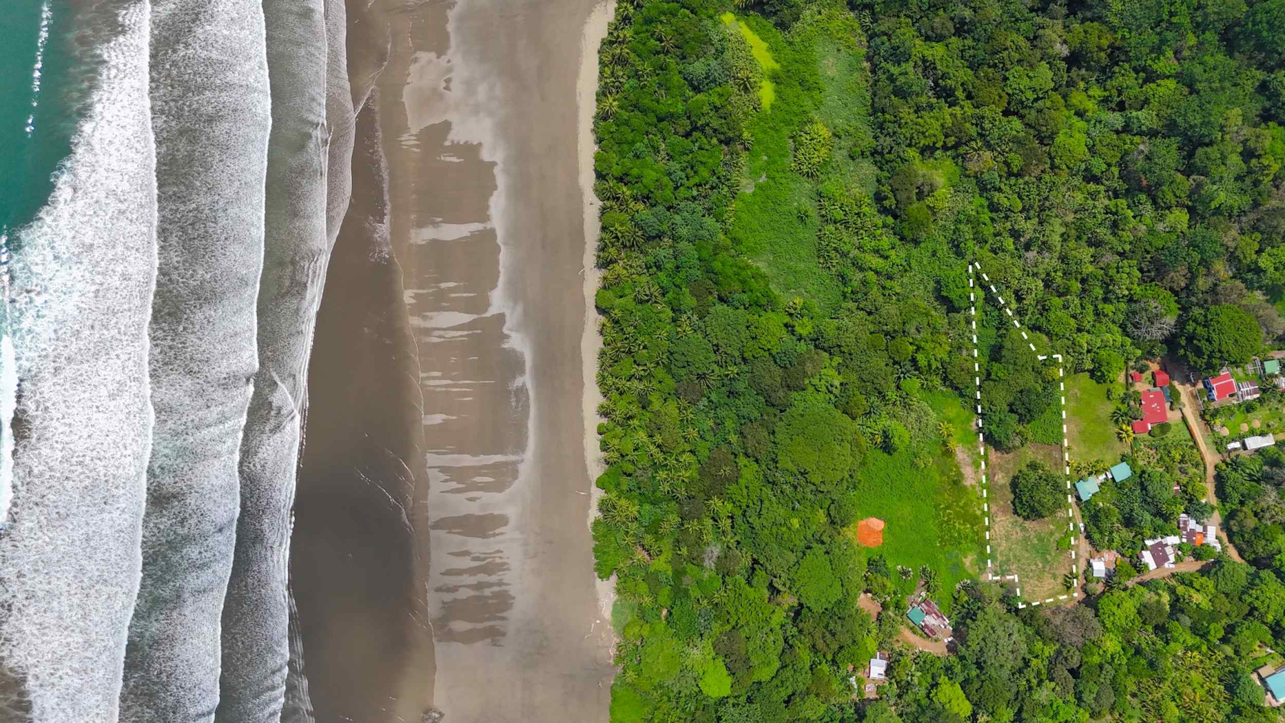 72198-8 Premier Ocean View Flat Building Lot Steps from Marino Ballena Park Beach in Uvita Costa Rica