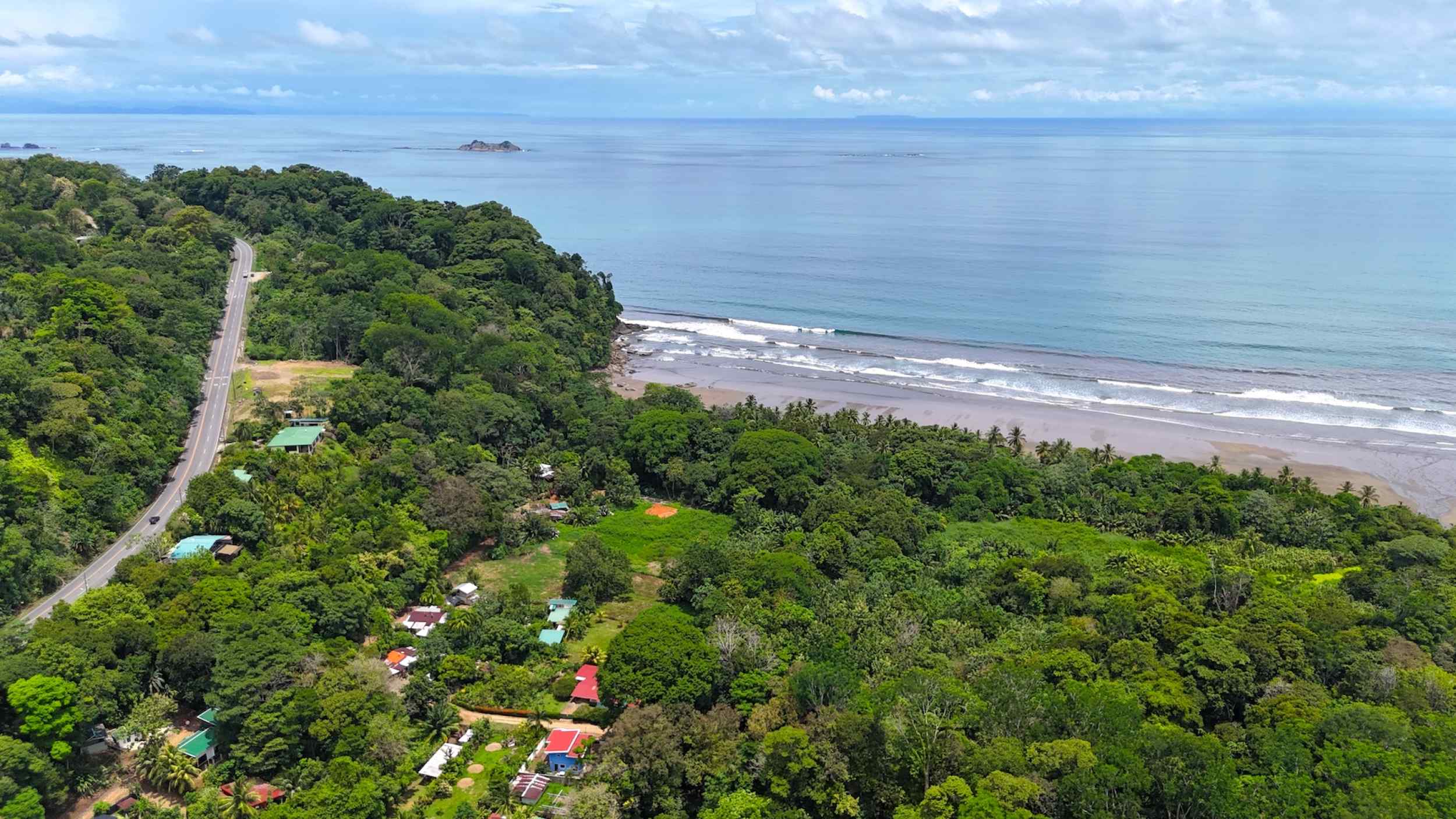 72198-9 Premier Ocean View Flat Building Lot Steps from Marino Ballena Park Beach in Uvita Costa Rica