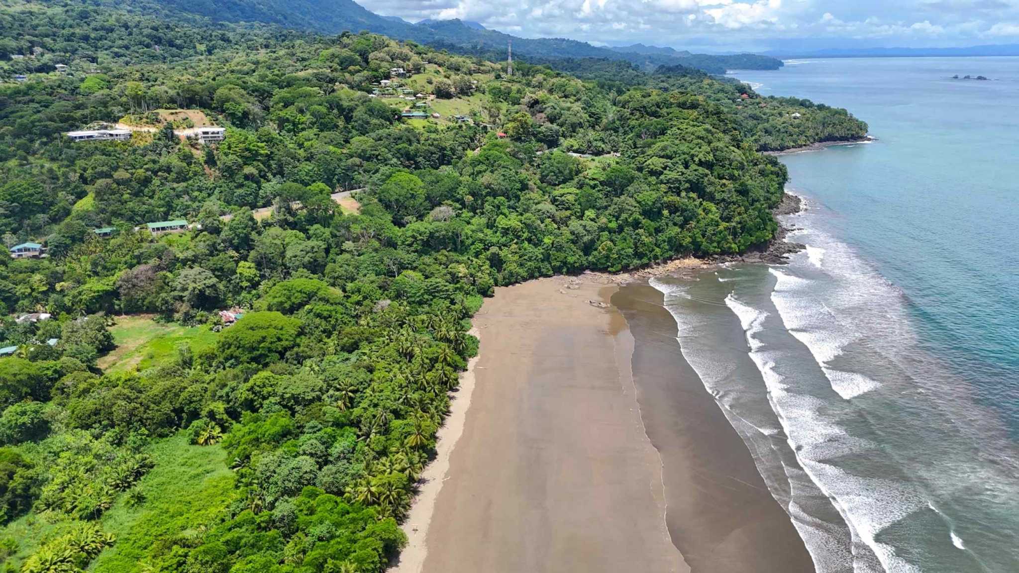 Premier Ocean View Flat Building Lot Steps from Marino Ballena Park Beach in Uvita Costa Rica