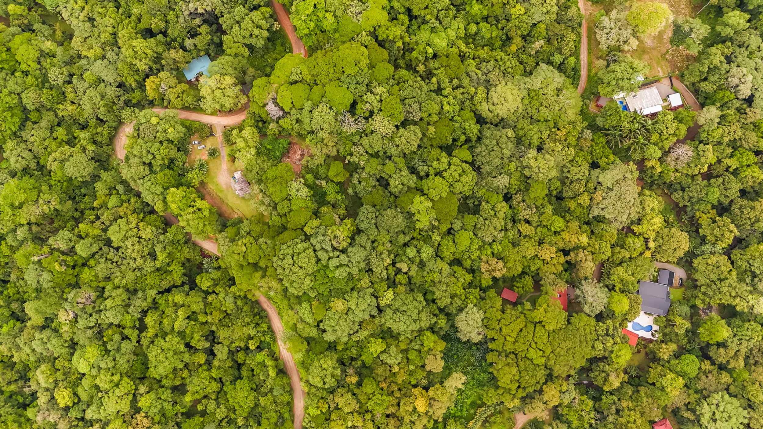 Tranquil 2+ Acre Building Lot with Simple Home and Legal Water in Ojochal Costa Rica