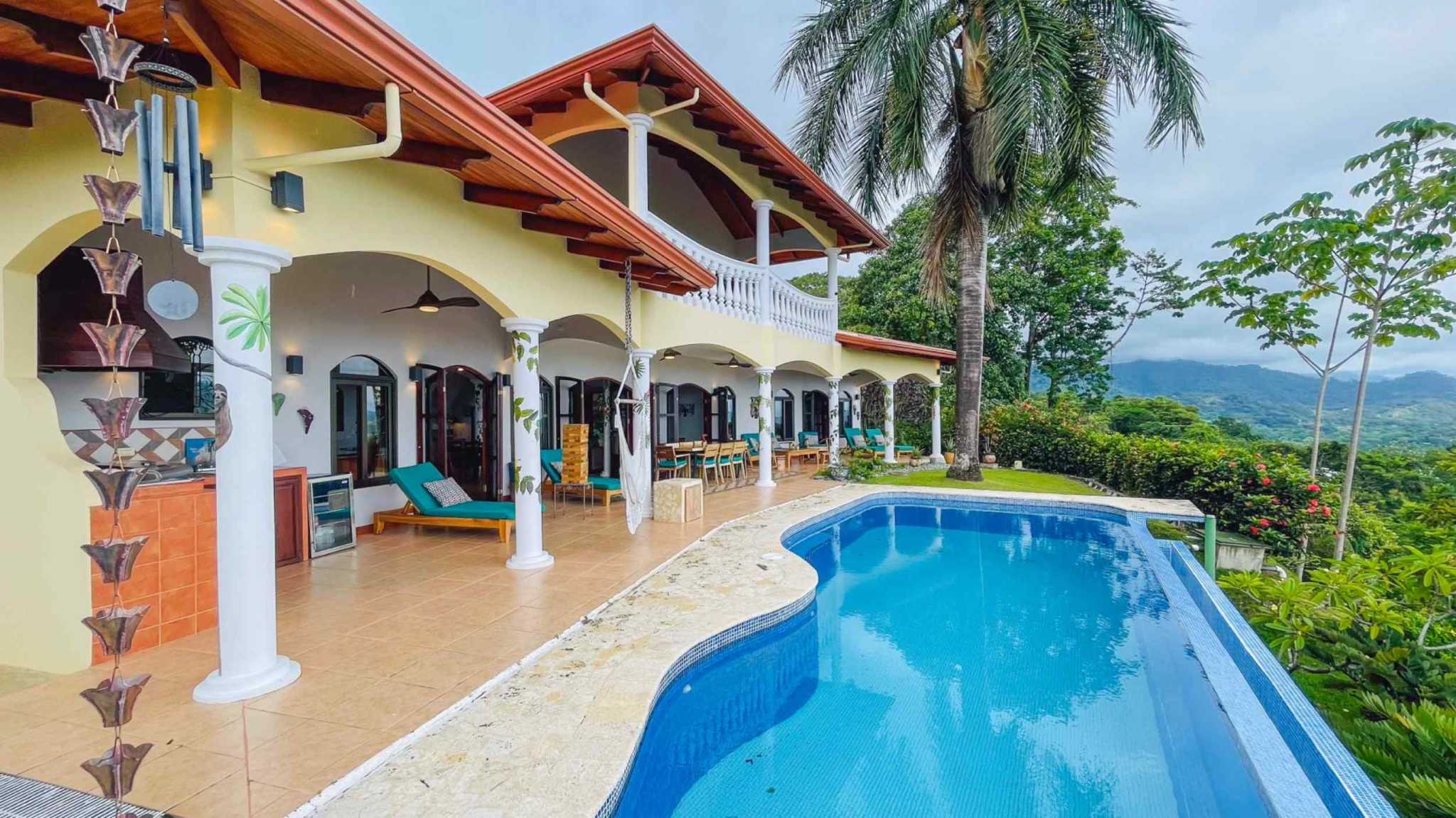 72390-7 Elegant 3-Bedroom Mediterranean Estate with Spectacular Ocean & Sunset Views in Ojochal Costa Rica
