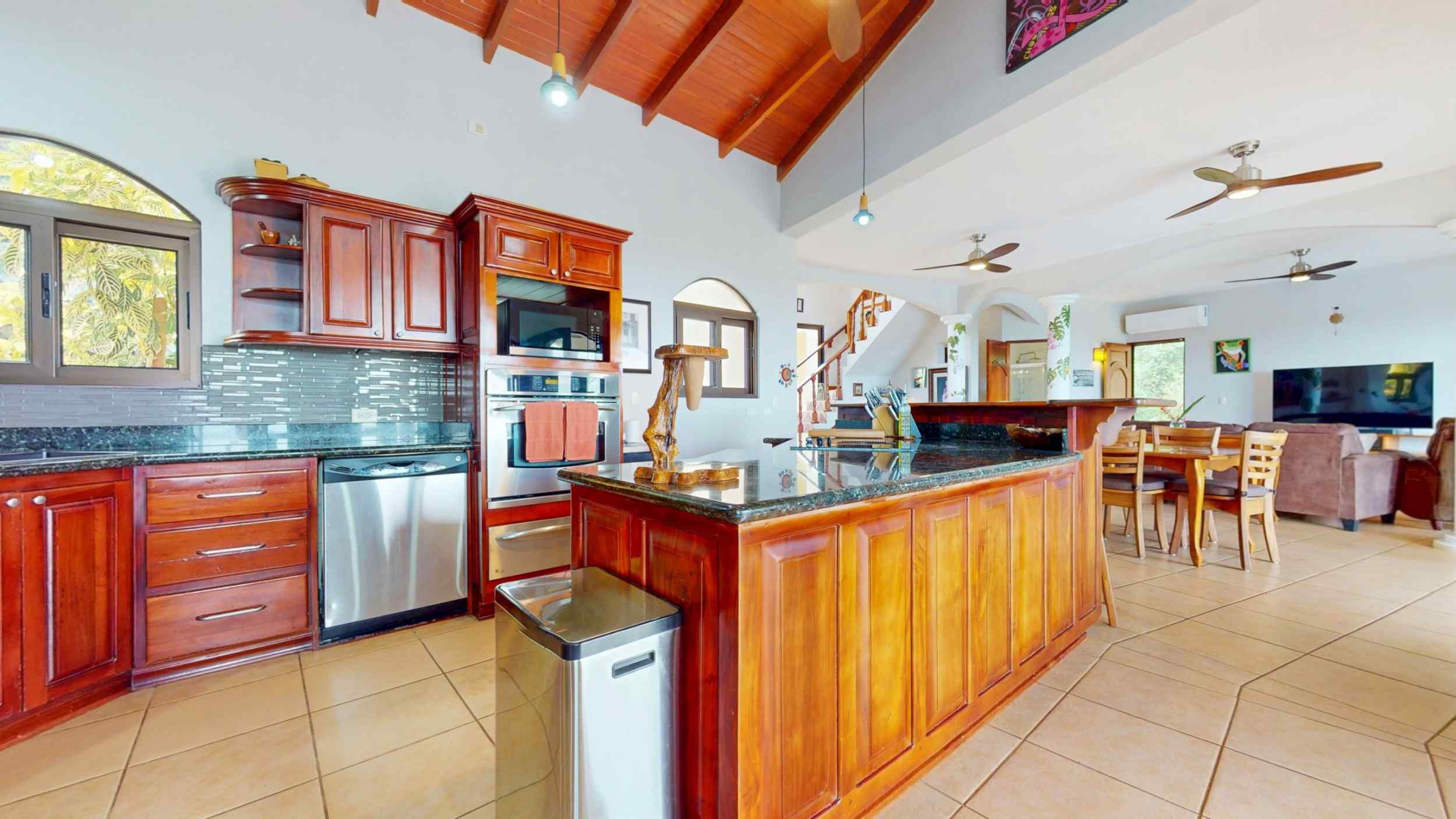 Elegant 3-Bedroom Mediterranean Estate with Spectacular Ocean & Sunset Views in Ojochal Costa Rica