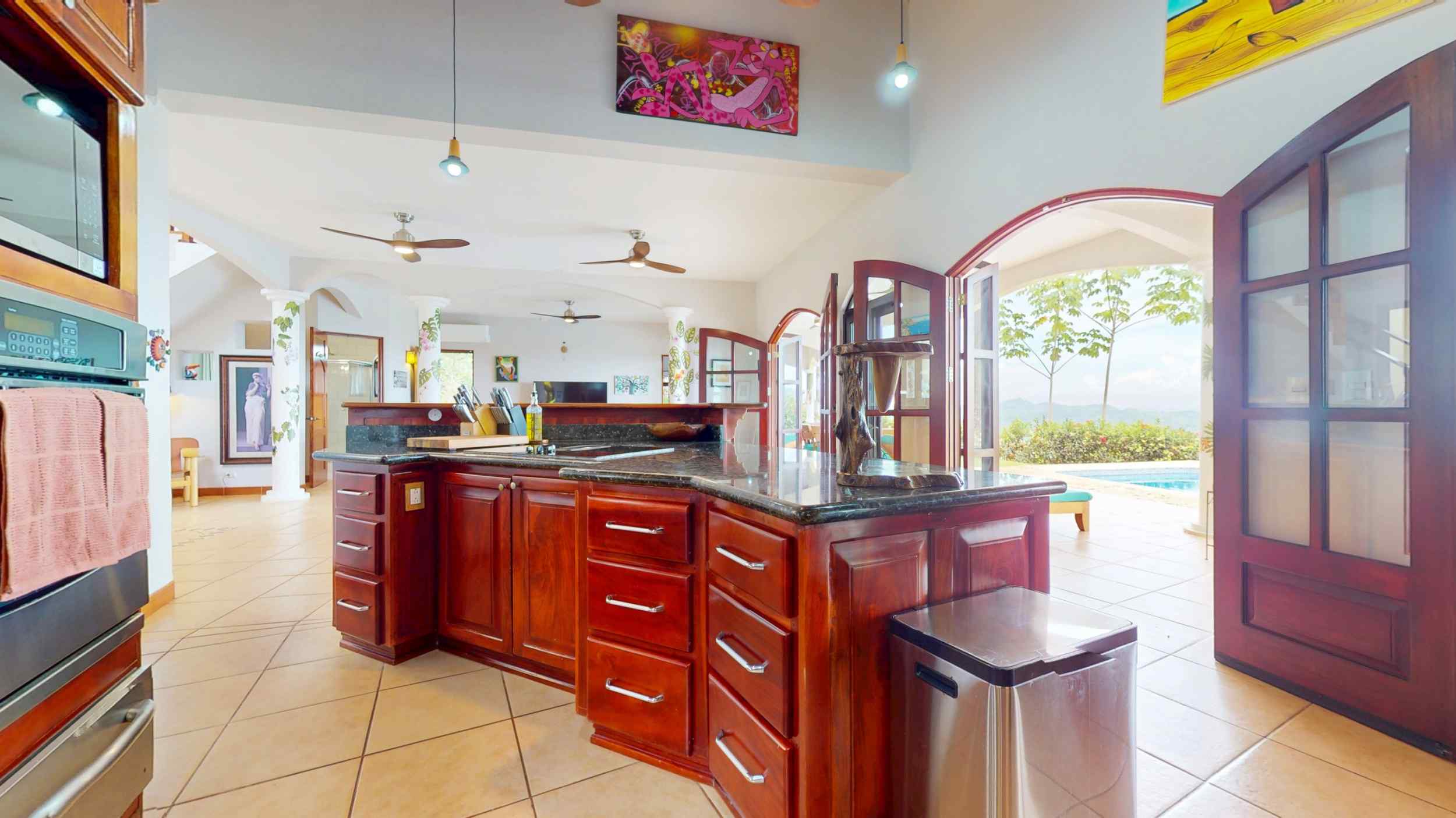 Elegant 3-Bedroom Mediterranean Estate with Spectacular Ocean & Sunset Views in Ojochal Costa Rica