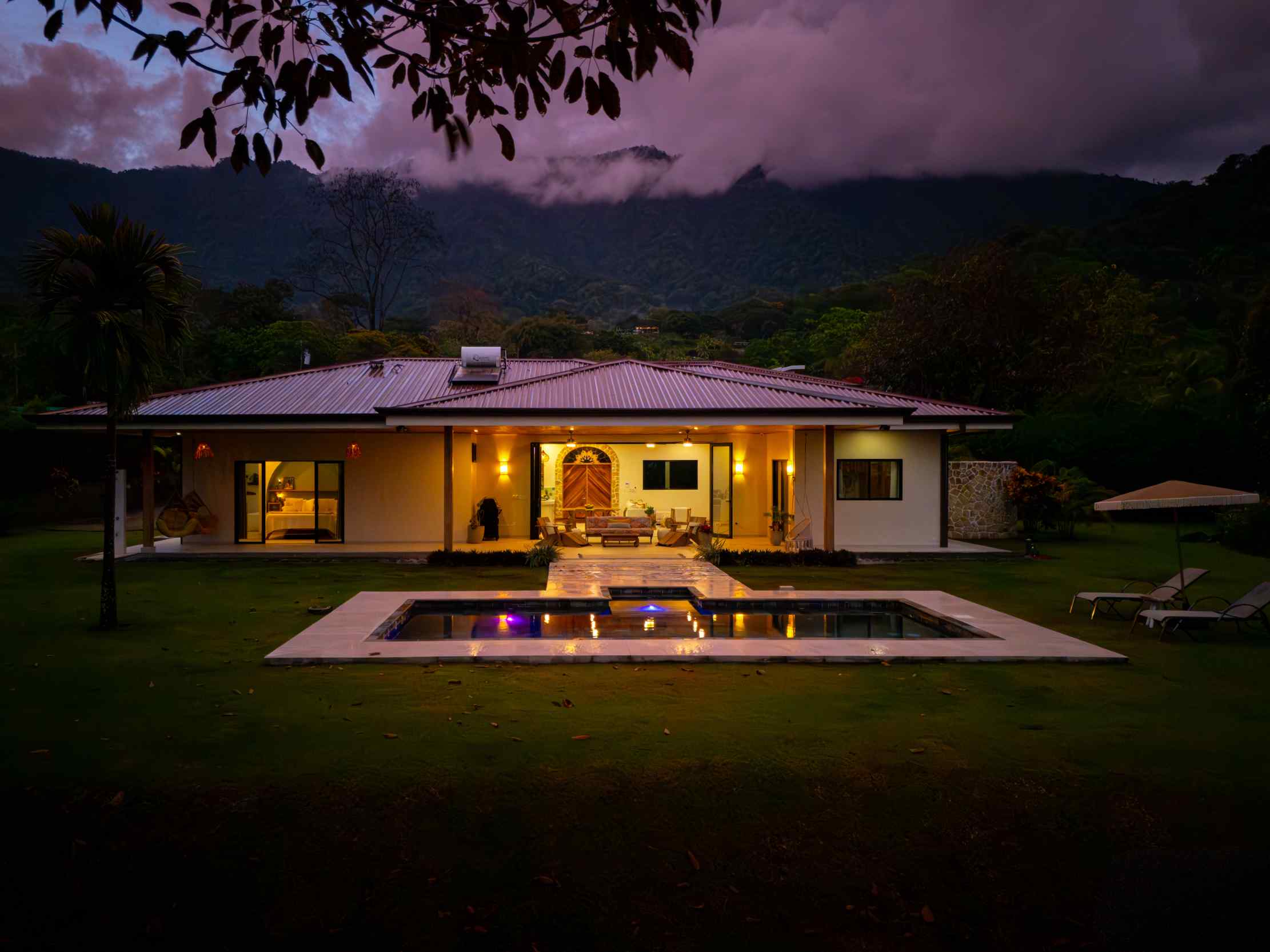 72404-3 Modern 3-Bedroom Home with Pool, Ocean & Mountain Views in Ojochal Costa Rica