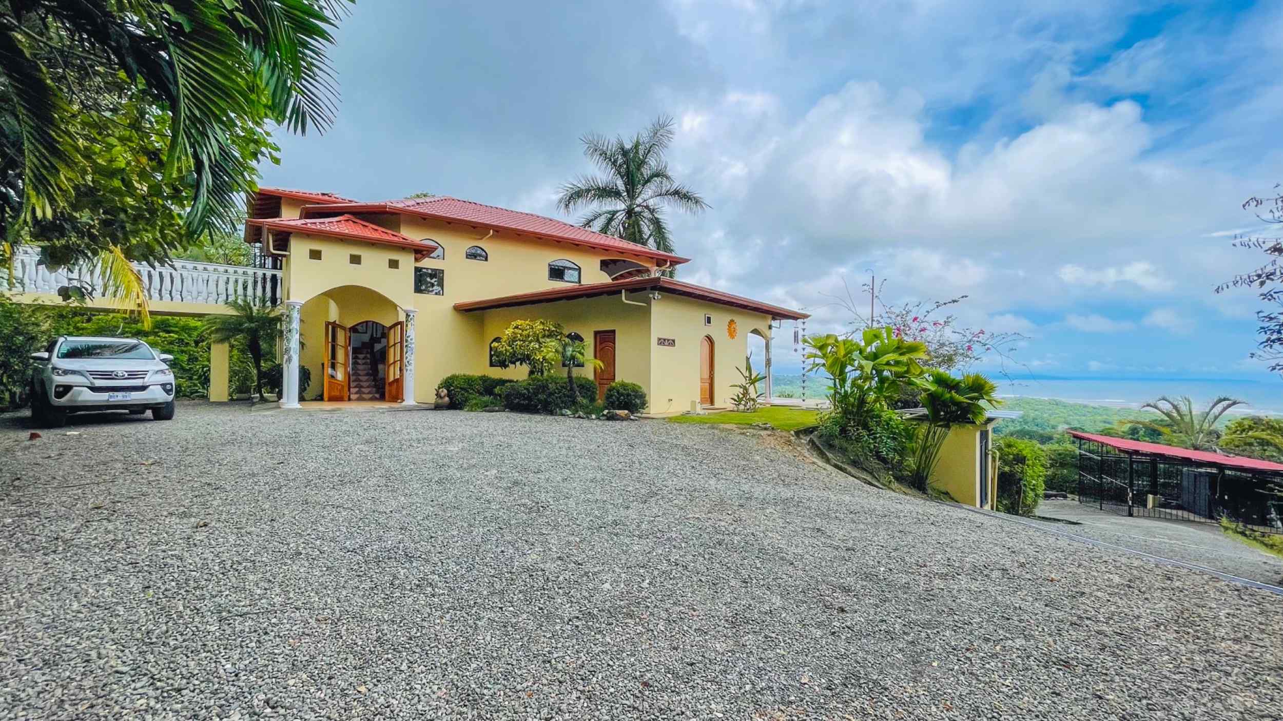 Elegant 3-Bedroom Mediterranean Estate with Spectacular Ocean & Sunset Views in Ojochal Costa Rica