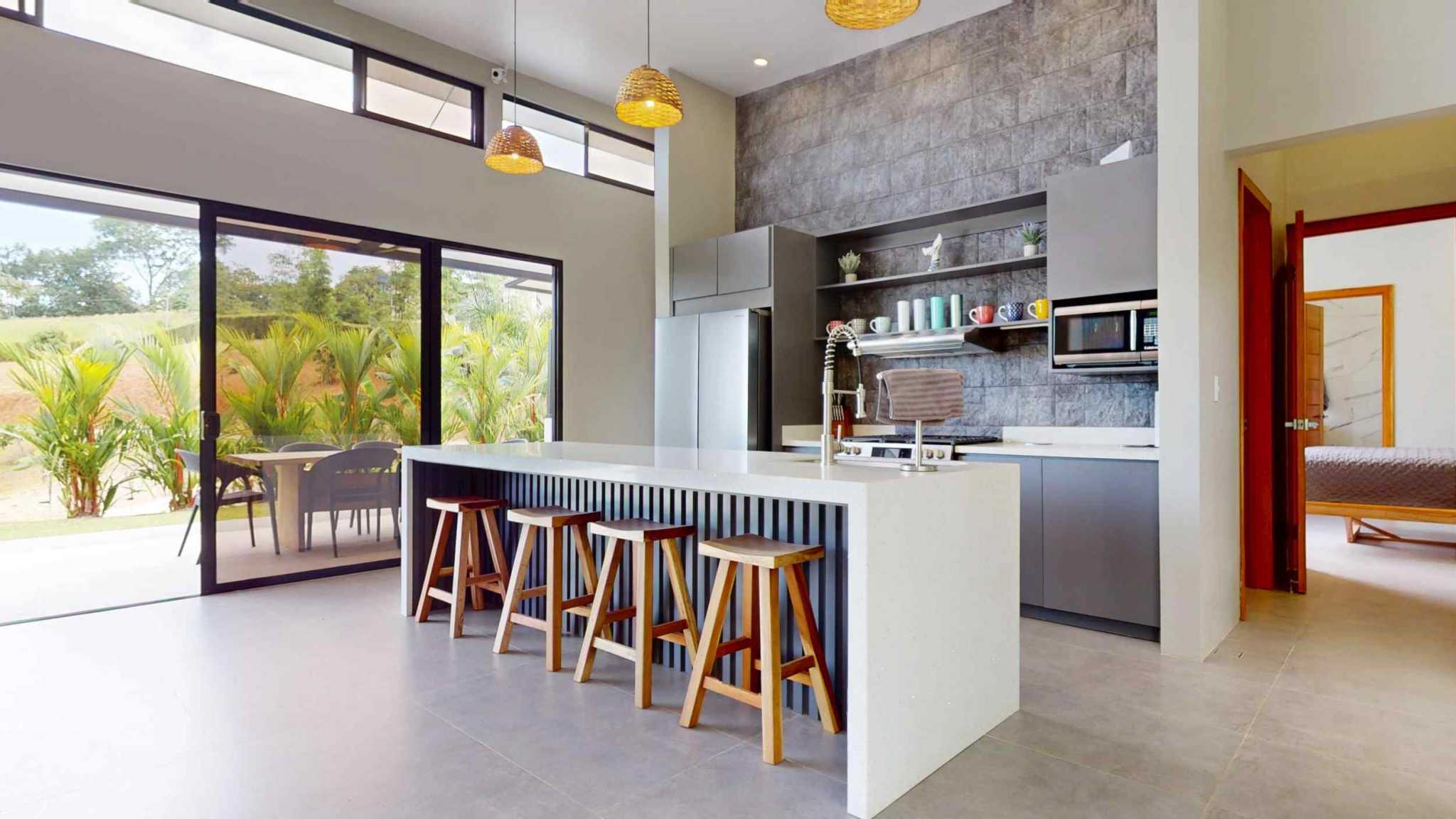 72374-12 Stunning 2-Bedroom House with Heated Saltwater Pool & Solar Backup in Ojochal Costa Rica
