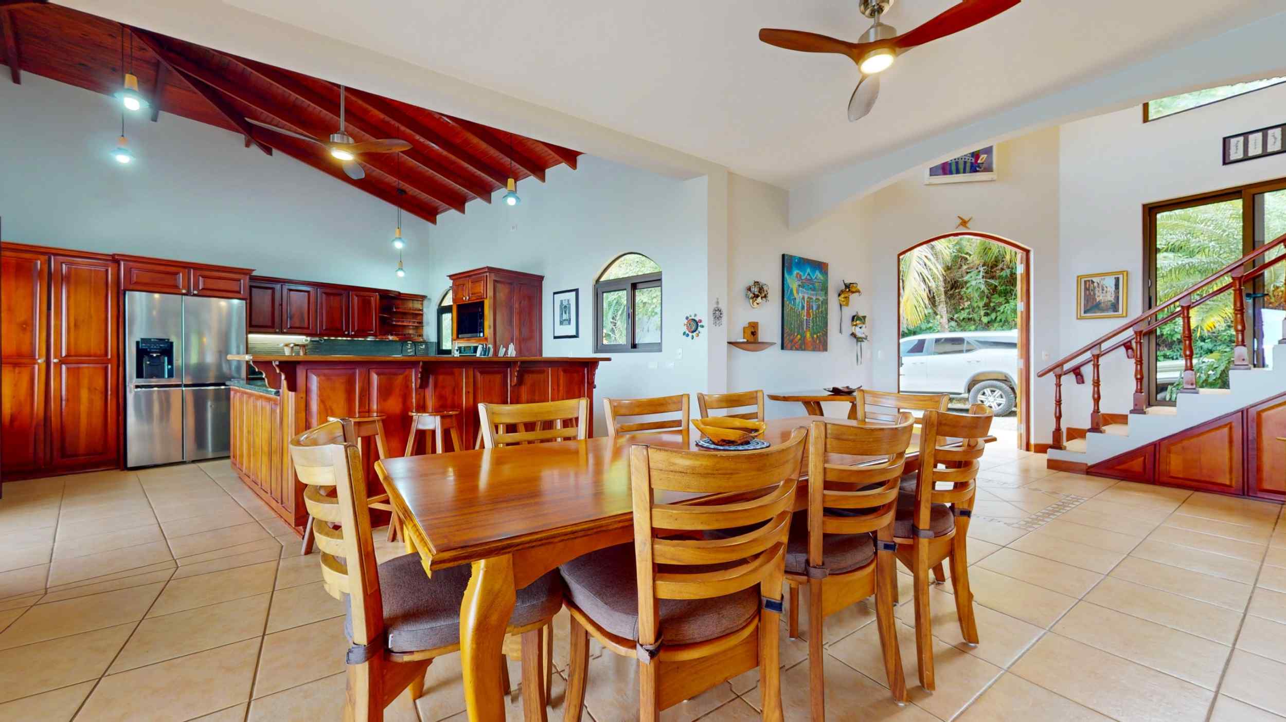 Elegant 3-Bedroom Mediterranean Estate with Spectacular Ocean & Sunset Views in Ojochal Costa Rica