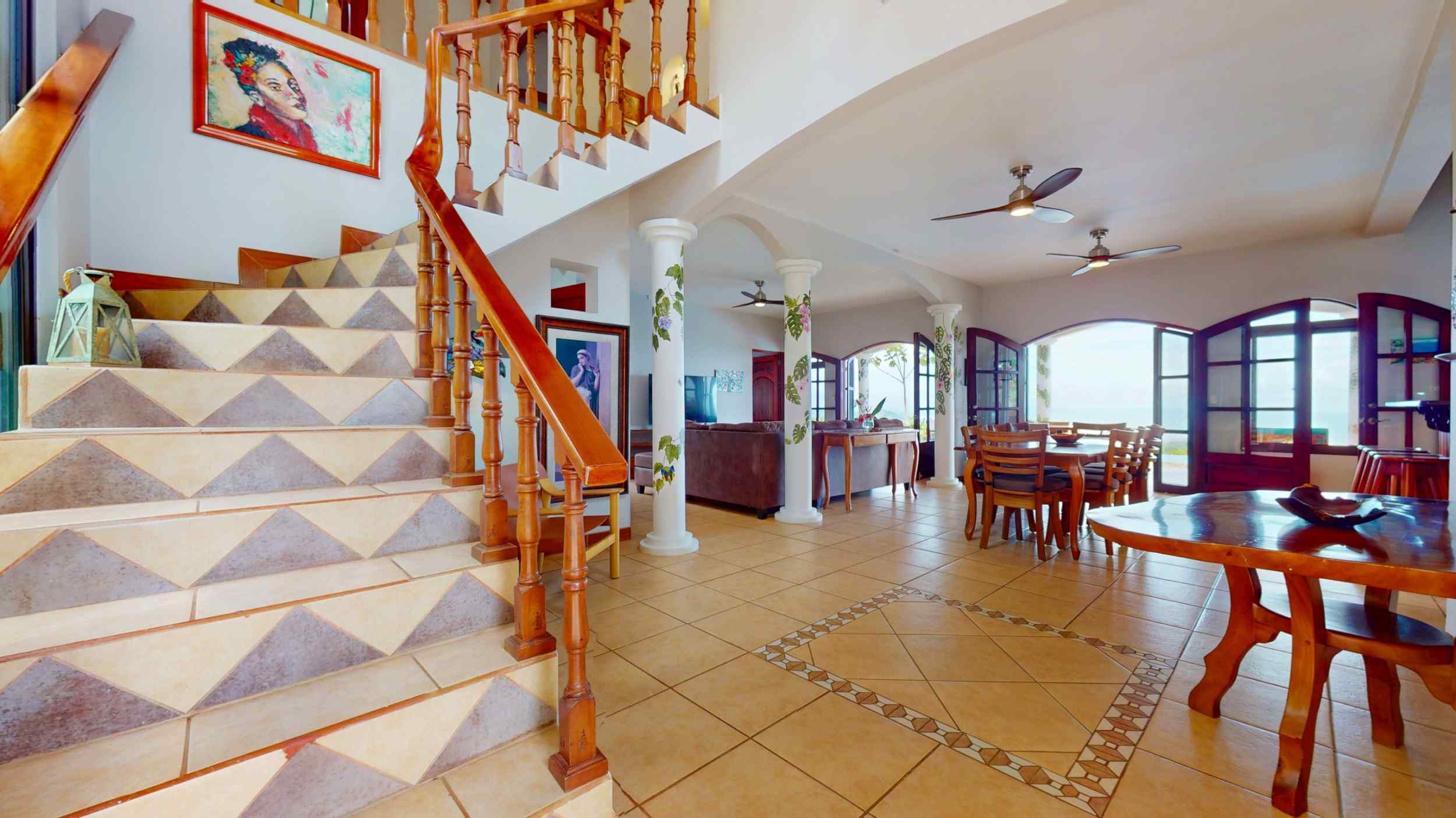 Elegant 3-Bedroom Mediterranean Estate with Spectacular Ocean & Sunset Views in Ojochal Costa Rica