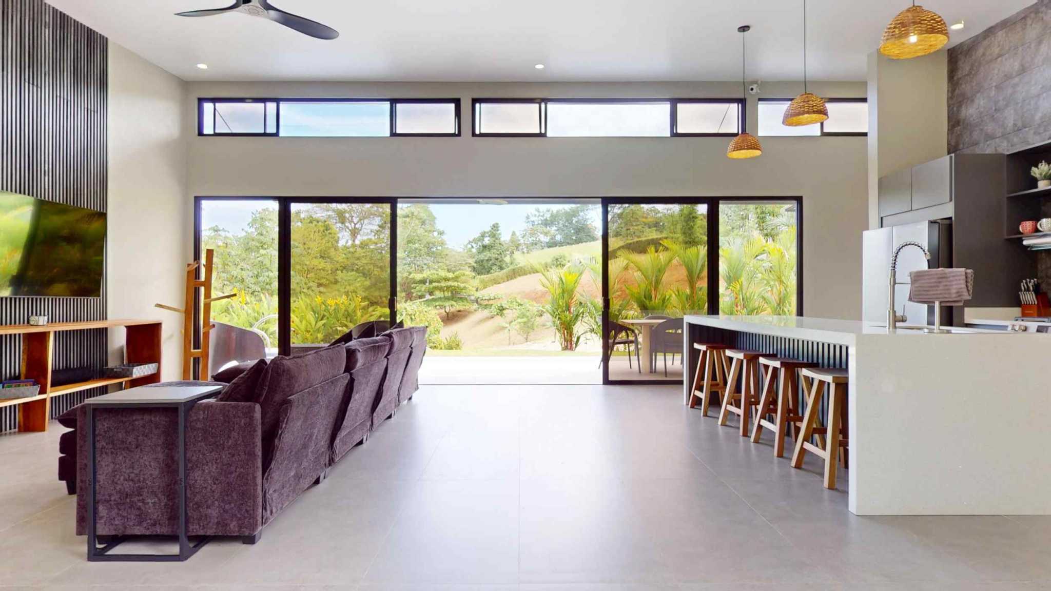 72374-14 Stunning 2-Bedroom House with Heated Saltwater Pool & Solar Backup in Ojochal Costa Rica