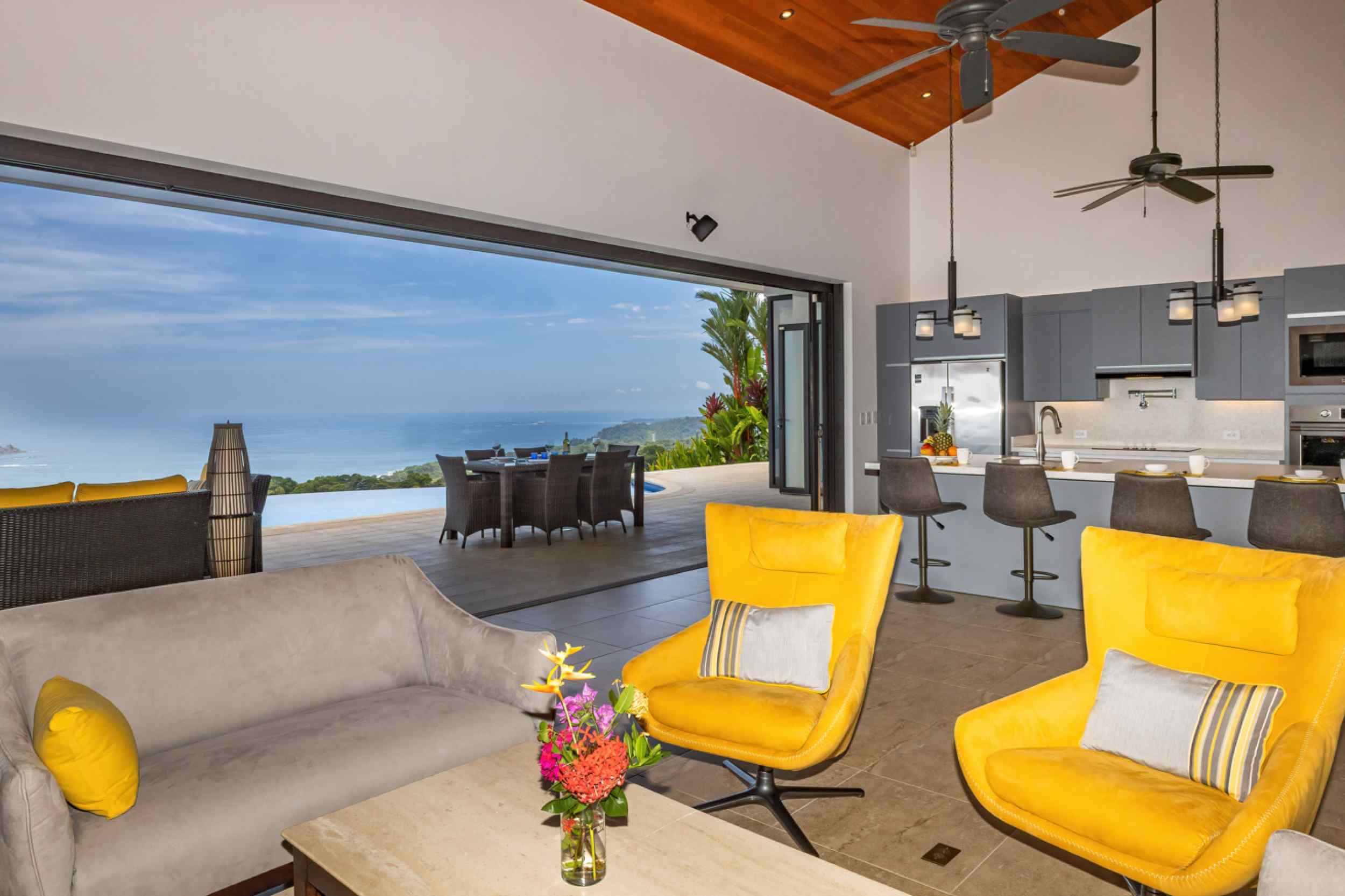 Stunning 3-Bedroom Luxury Home with Panoramic Ocean Views & Infinity Pool in Ojochal Costa Rica