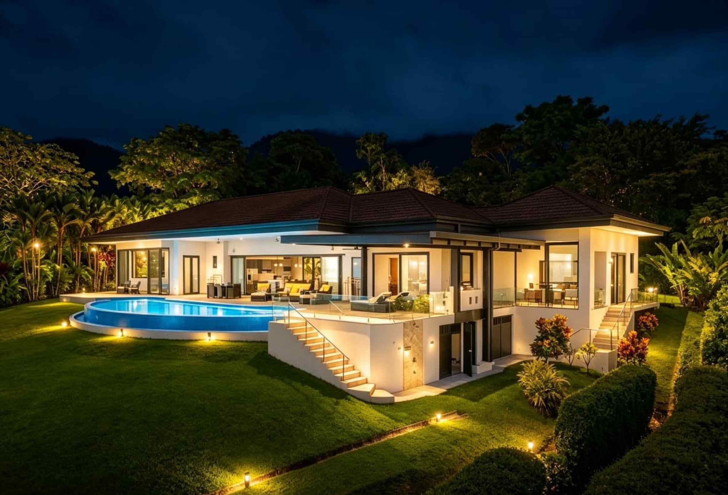 Stunning 3-Bedroom Luxury Home with Panoramic Ocean Views & Infinity Pool in Ojochal Costa Rica