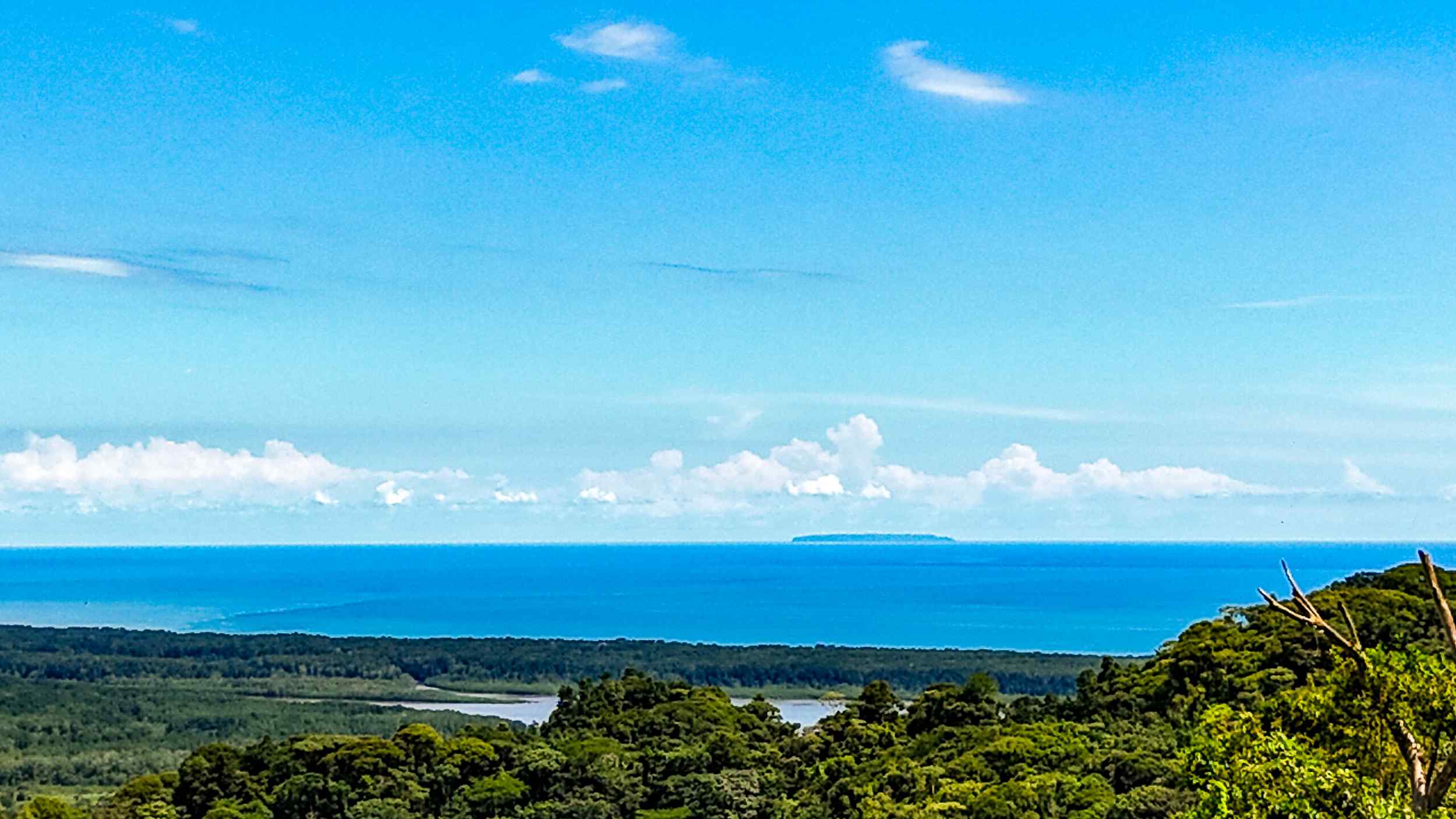 Breathtaking Ocean and Mountain View Two-Acre Building Lot with Legal Water in Tres Rios Costa Rica