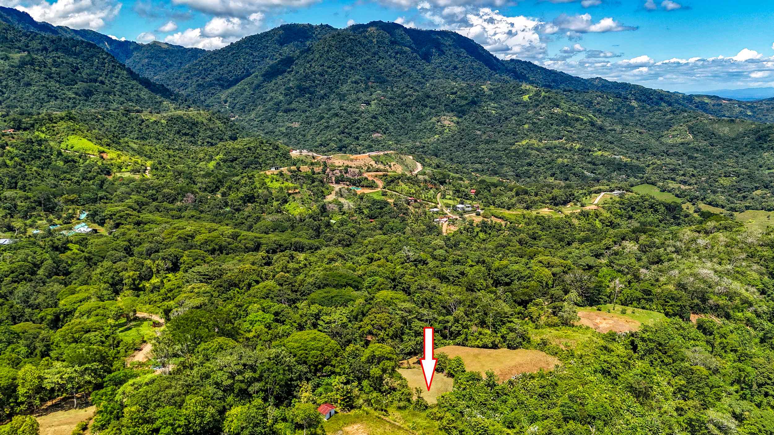 Breathtaking Ocean and Mountain View Two-Acre Building Lot with Legal Water in Tres Rios Costa Rica