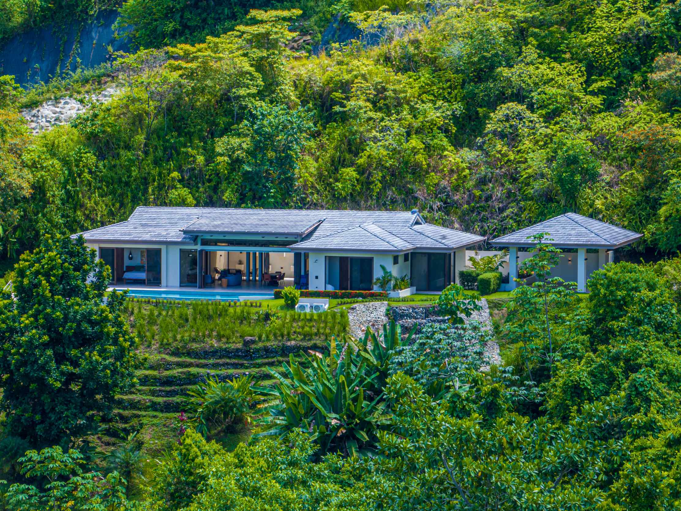 73054-4 Luxury Ocean-View 3-Bedroom Home with Private Pool & Sunset Views in Ojochal Costa Rica