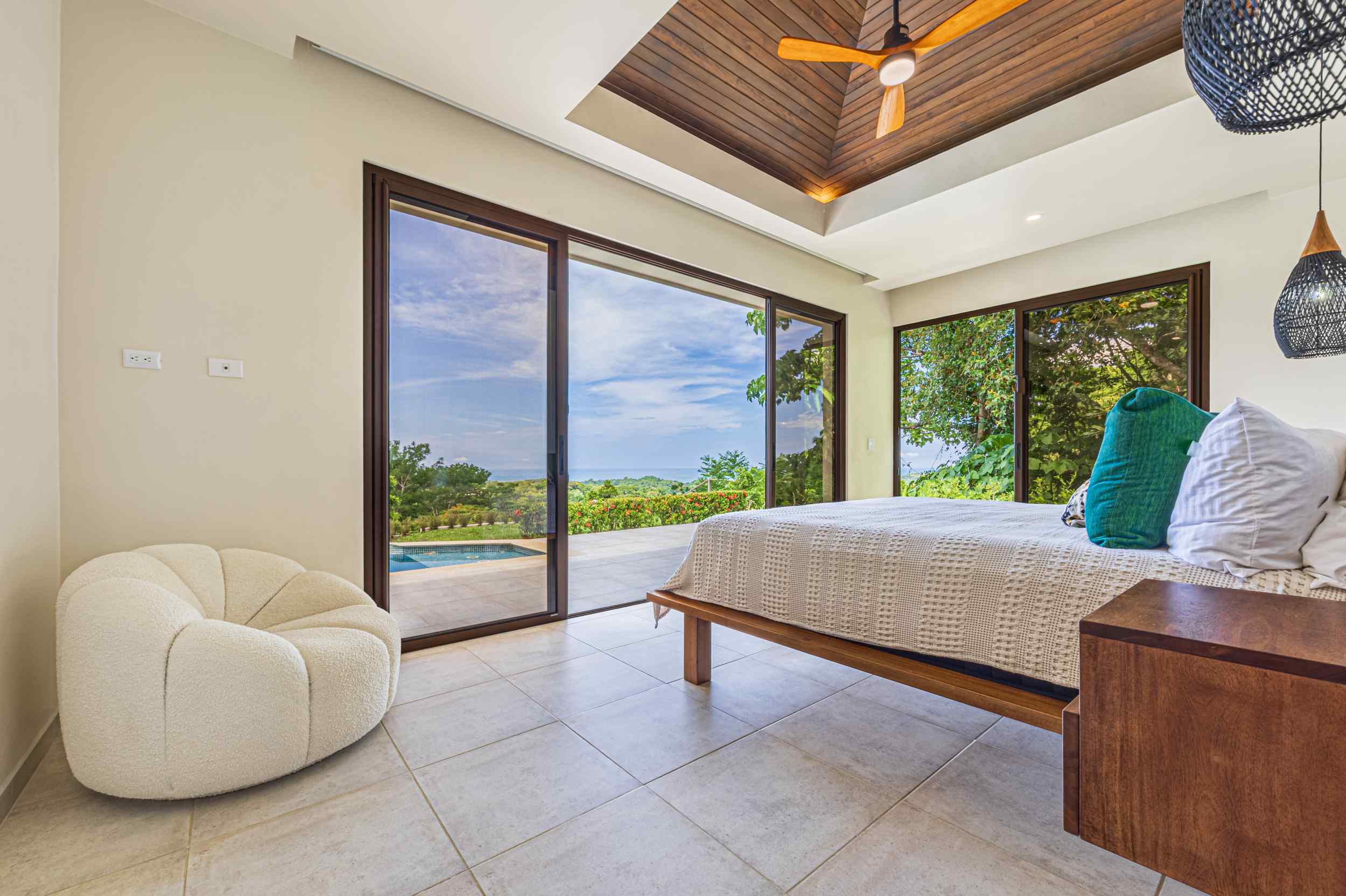 73054-26 Luxury Ocean-View 3-Bedroom Home with Private Pool & Sunset Views in Ojochal Costa Rica