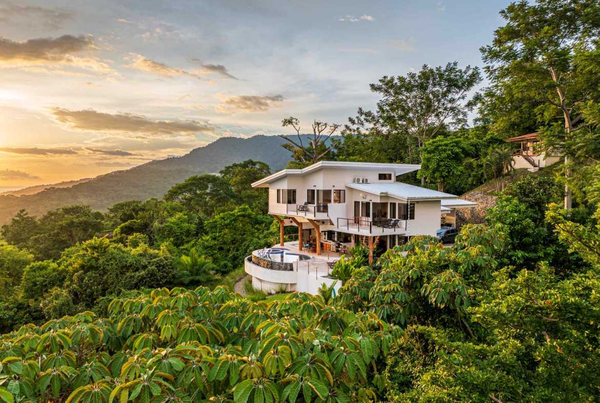 Iconic 180° Ocean View 4-Bedroom Home with Private Pool & Jungle Views in Uvita Costa Rica