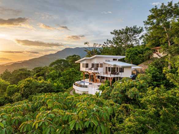 Iconic 180° Ocean View 4-Bedroom Home with Private Pool & Jungle Views in Uvita Costa Rica