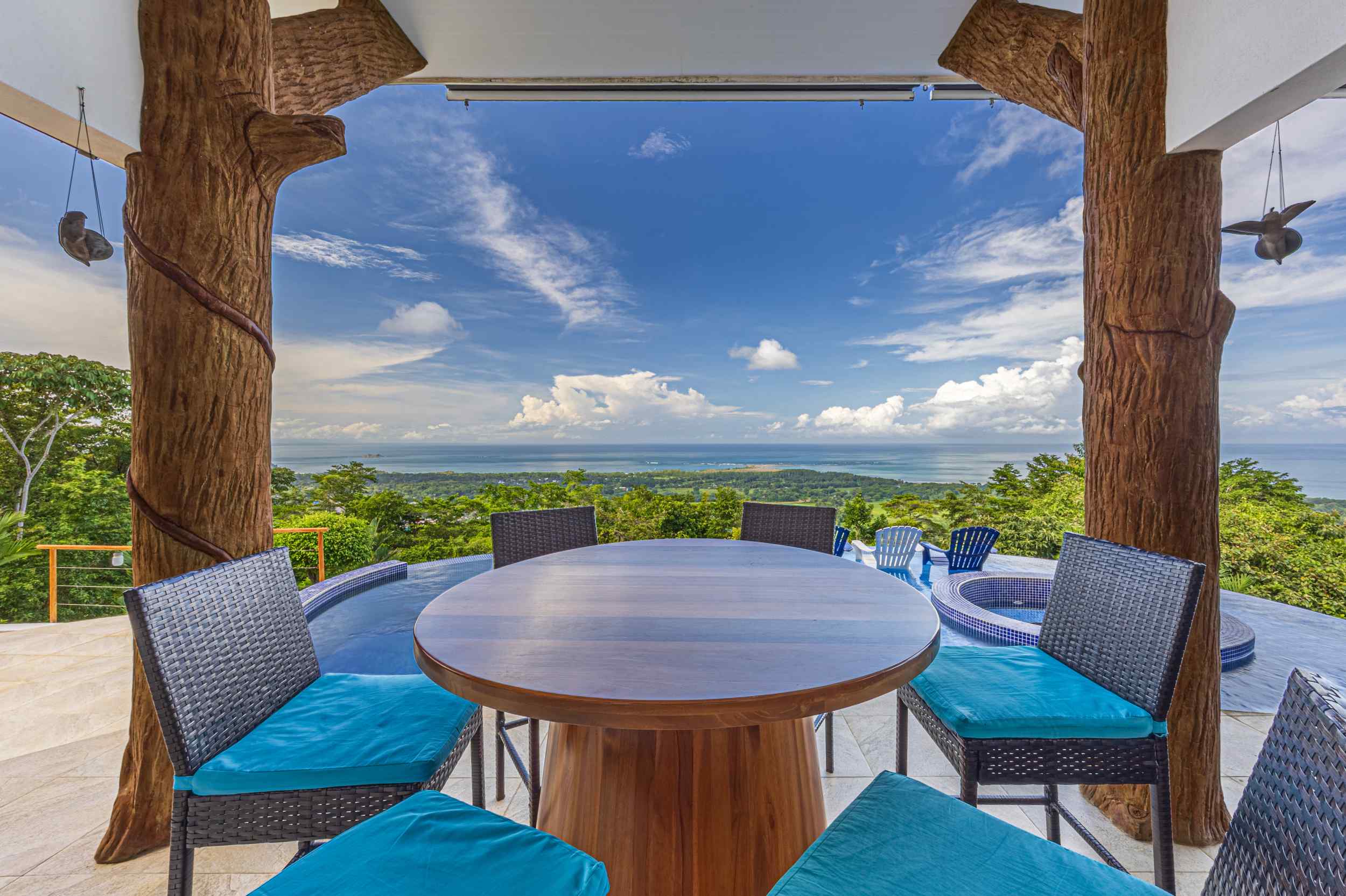 73766-9 Iconic 180° Ocean View 4-Bedroom Home with Private Pool & Jungle Views in Uvita Costa Rica