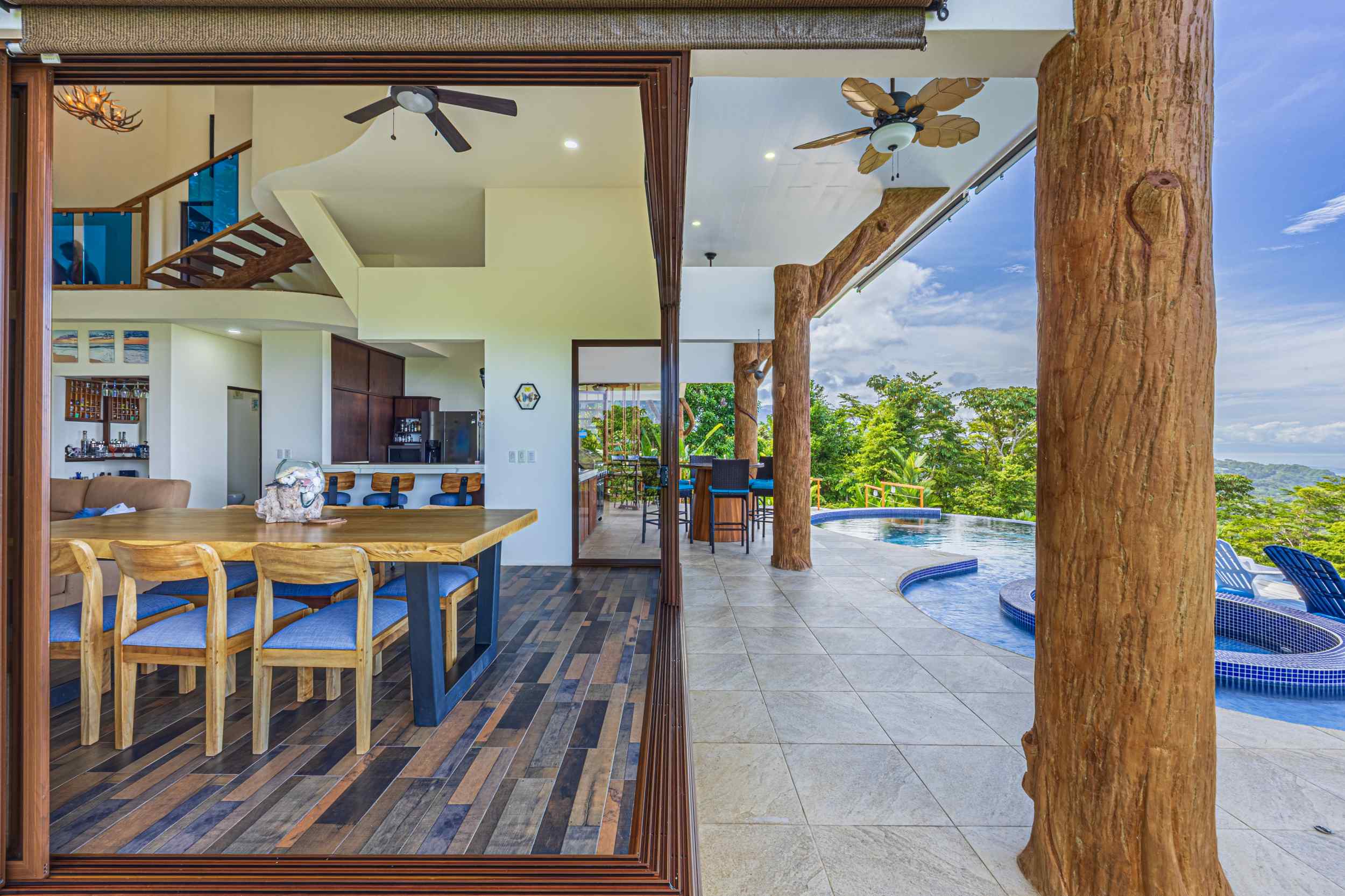 73766-10 Iconic 180° Ocean View 4-Bedroom Home with Private Pool & Jungle Views in Uvita Costa Rica