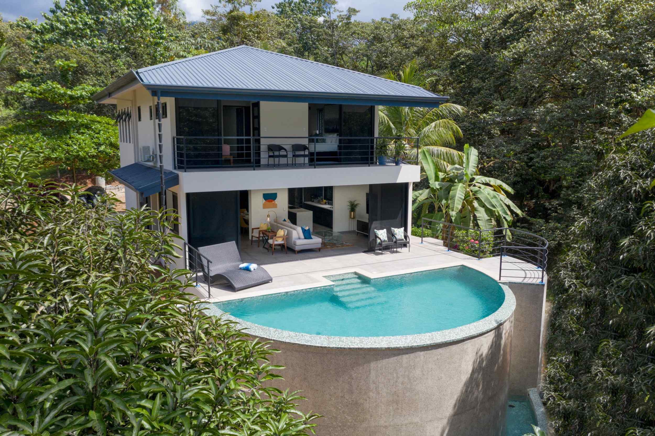 73770-25 Extraordinary 5-Bedroom Rainforest Estate with Private Pool & Guest House in Ojochal Costa Rica